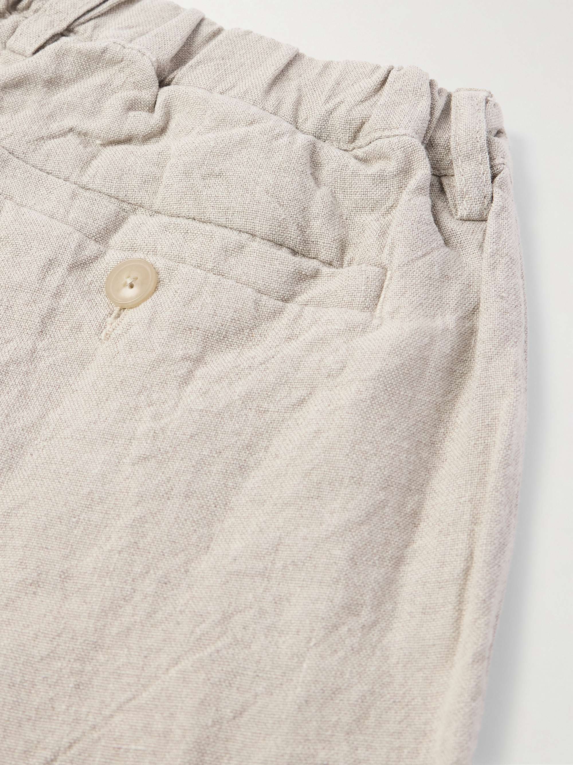 Tapered Linen Trousers view