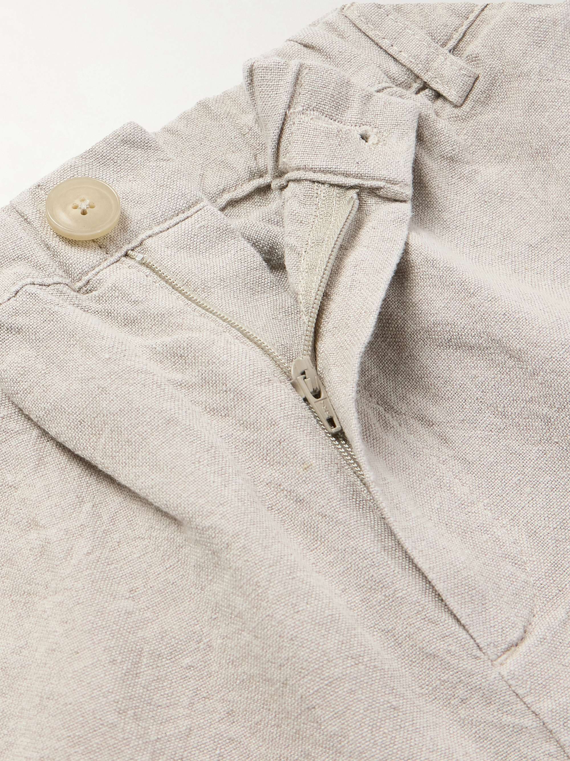 Tapered Linen Trousers view
