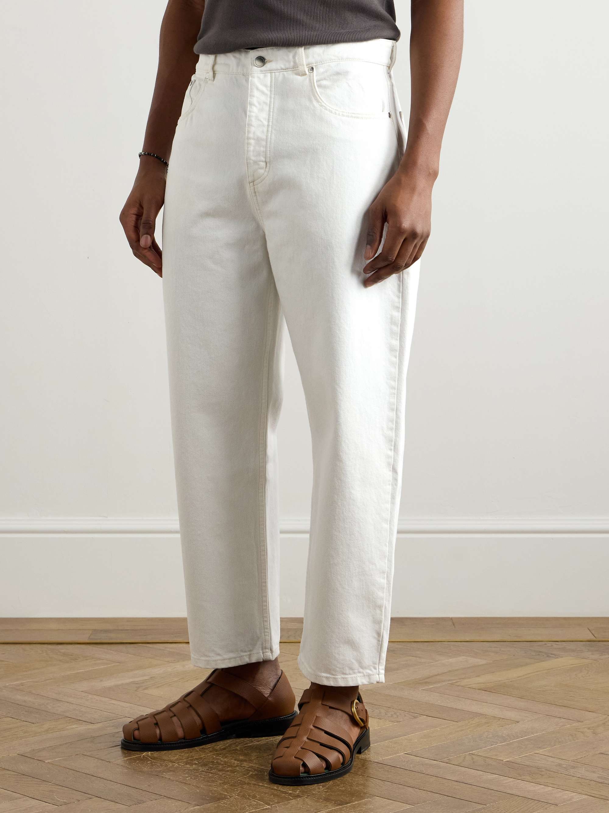 Terek Tapered Cropped Organic Jeans view