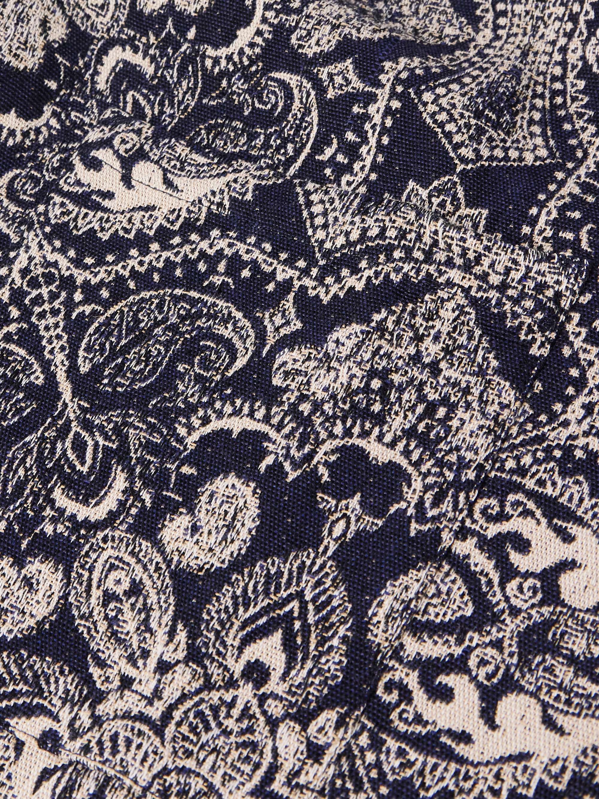 Sayan Jacquard-Knit Cotton-Blend Overshirt view