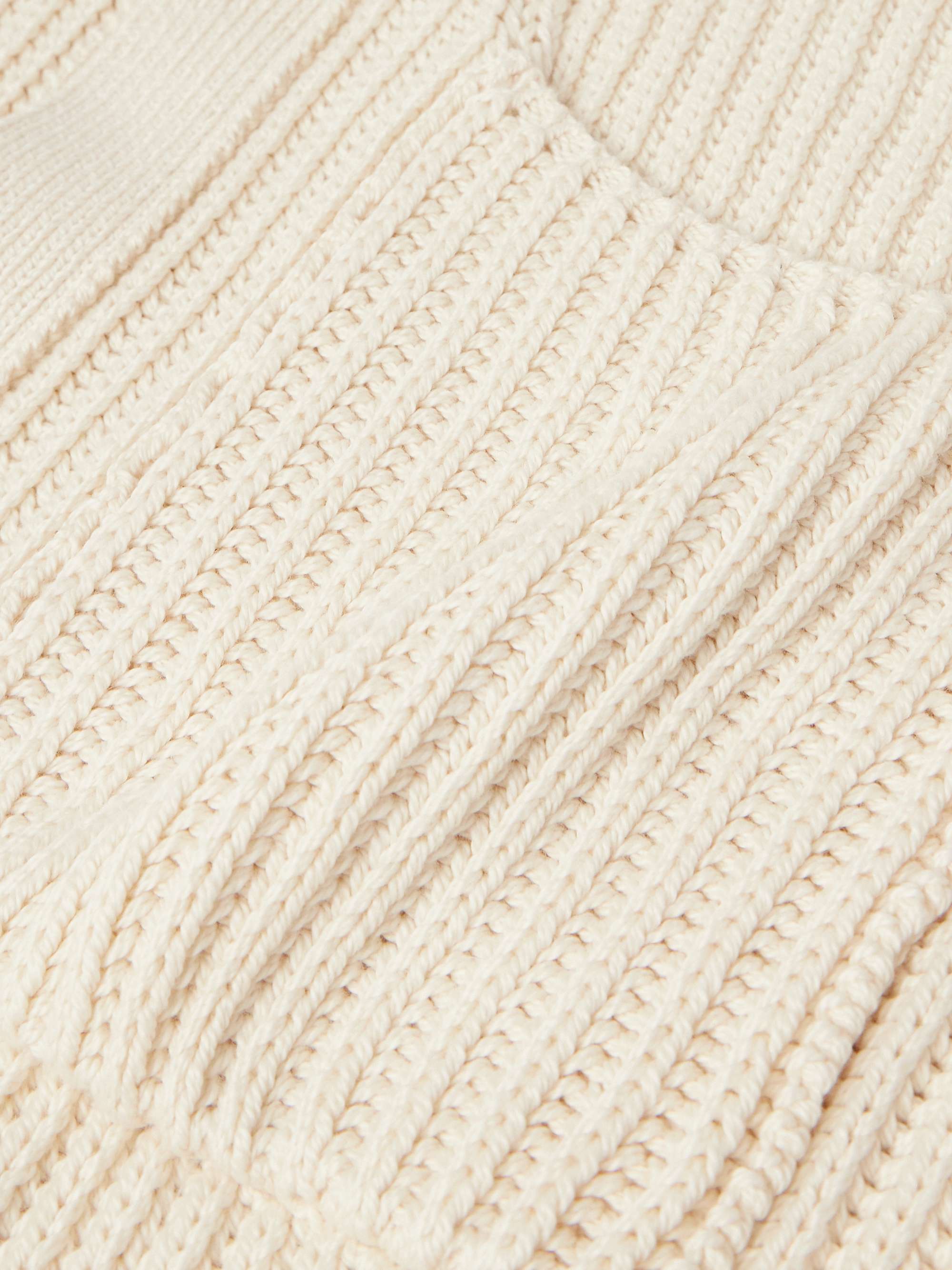 Juhi Ribbed-Knit Cotton Cardigan view