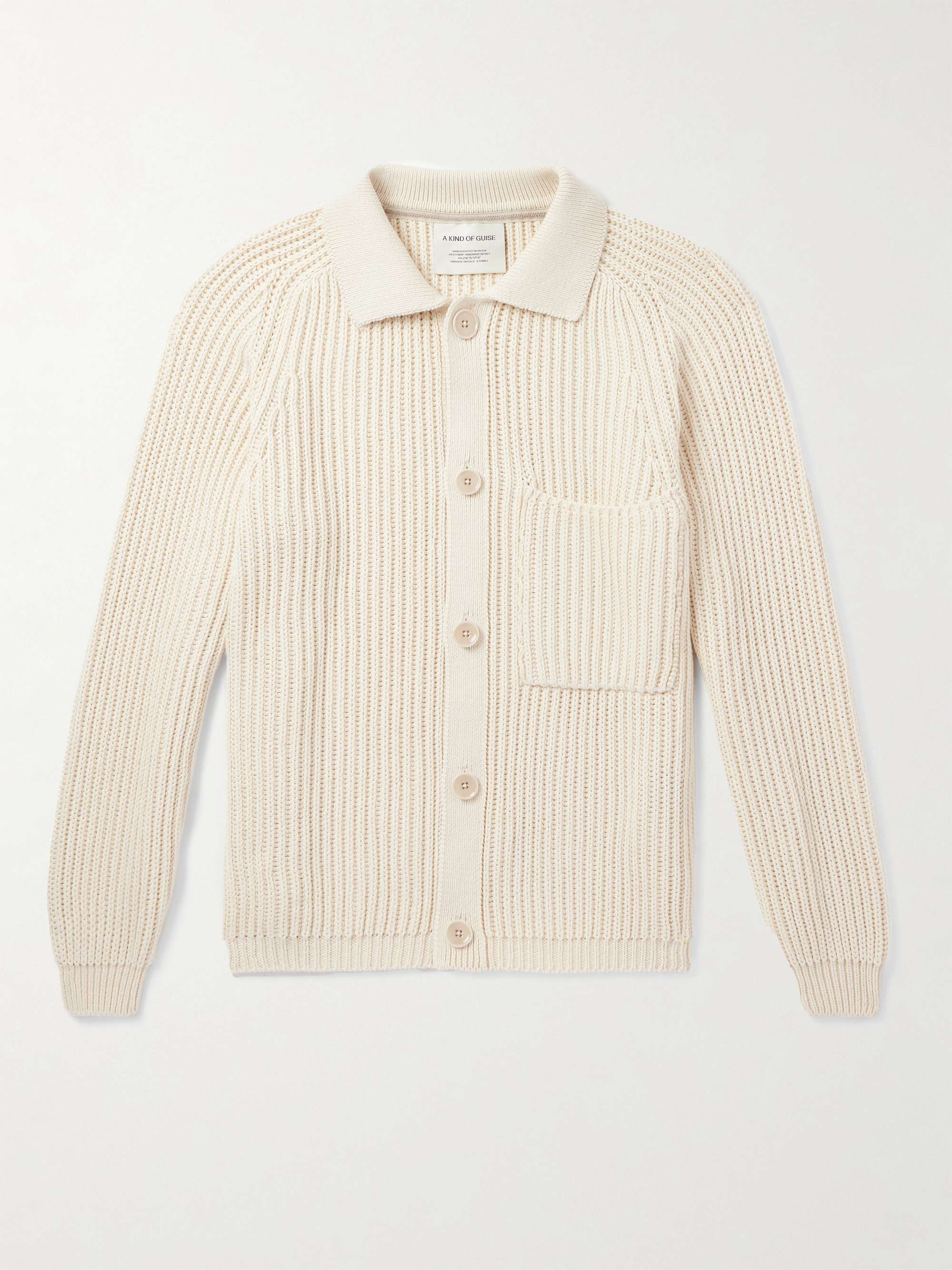 Juhi Ribbed-Knit Cotton Cardigan view