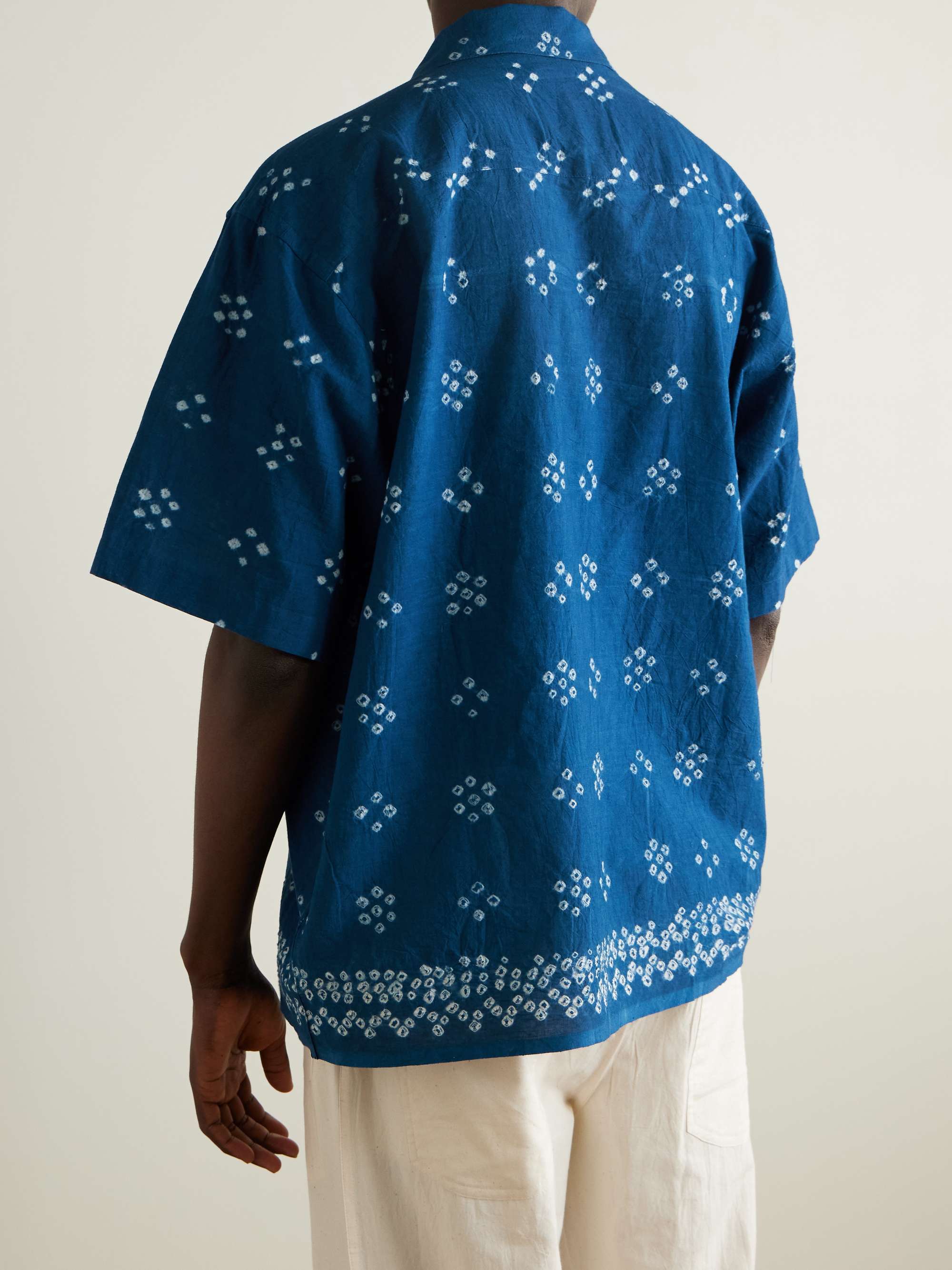 Rohit Convertible-Collar Printed Cotton Shirt view