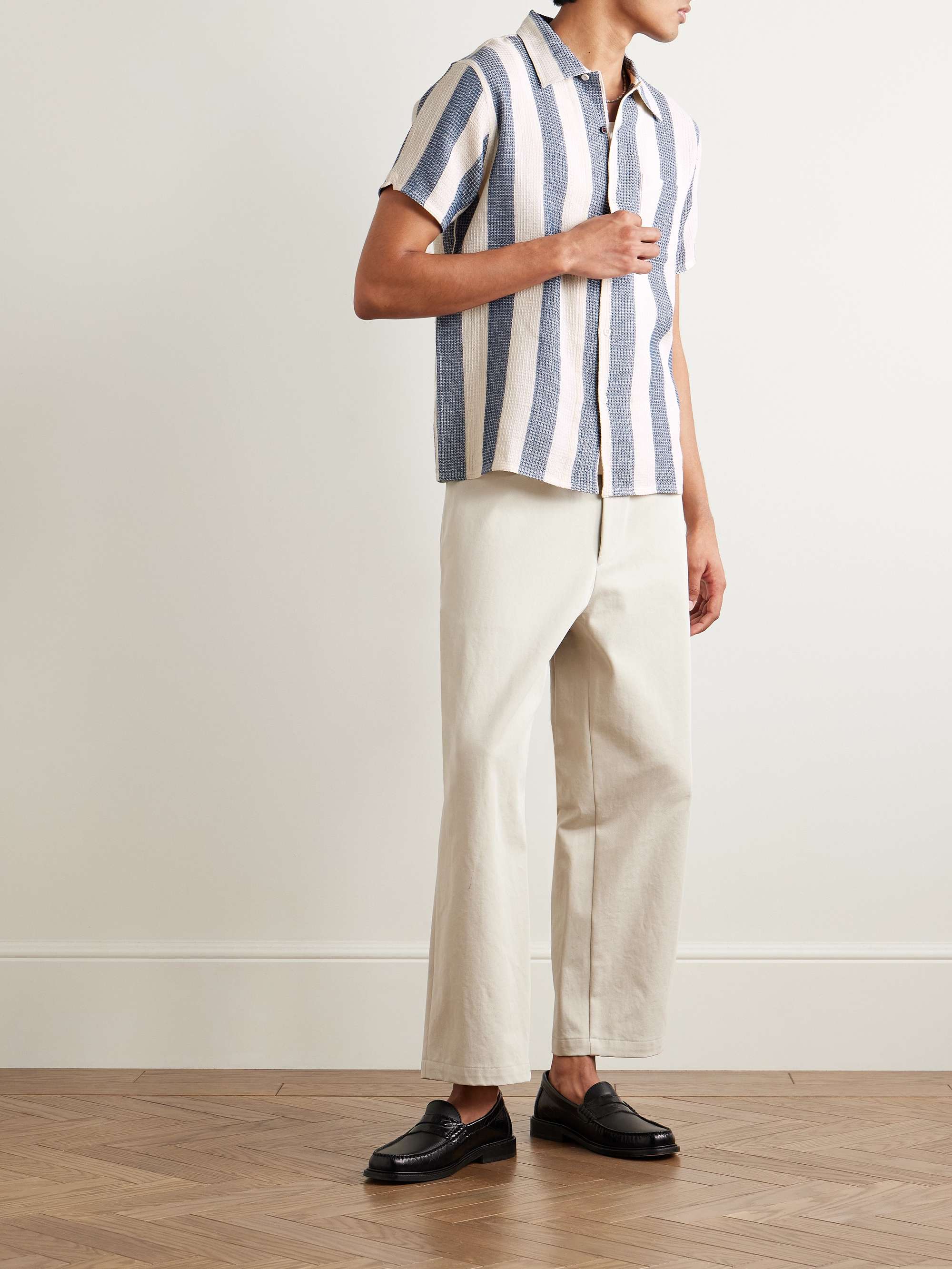 Chintan Striped Cotton Shirt view