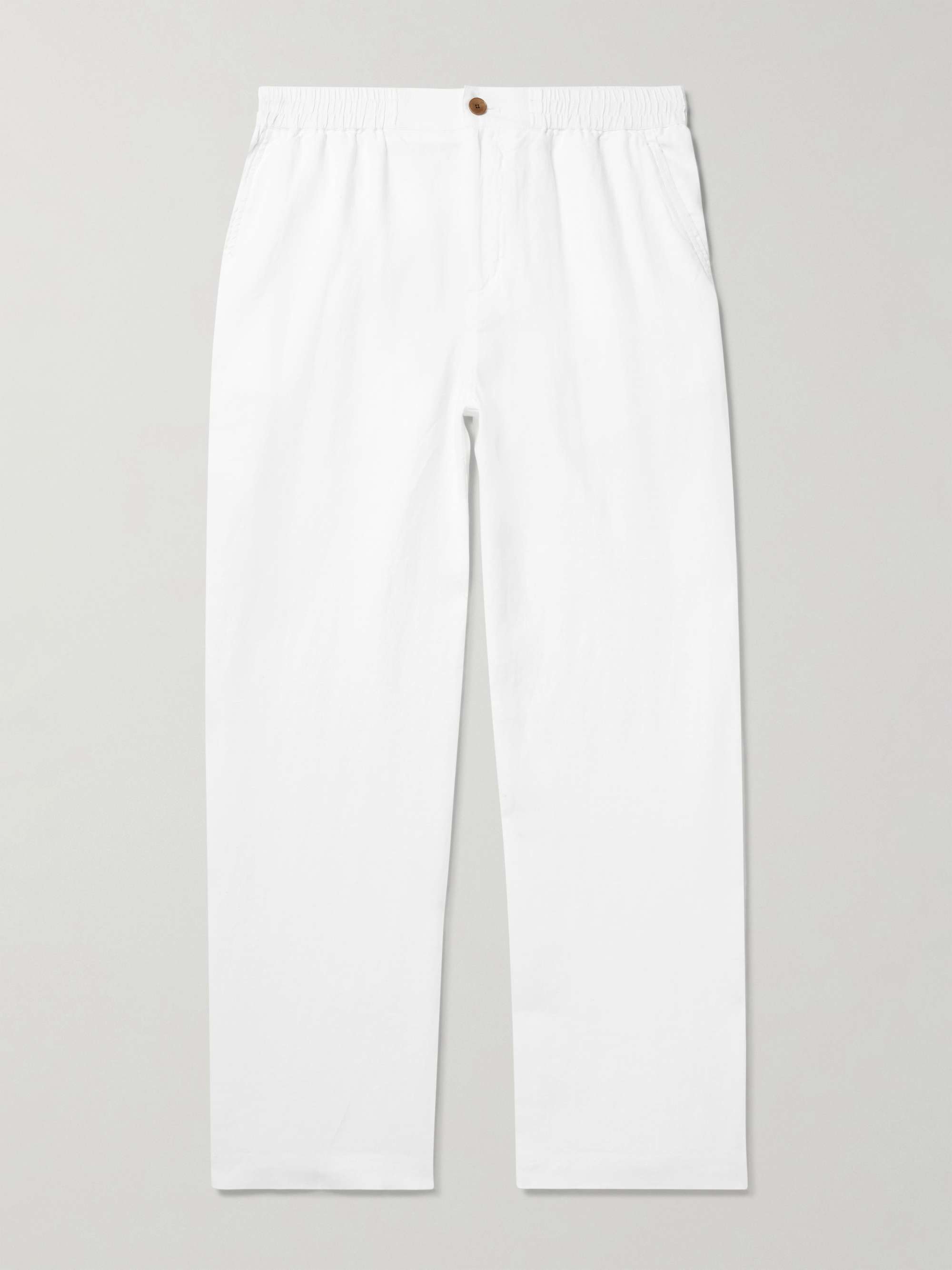 Arthur Wide-Leg Linen Trousers view