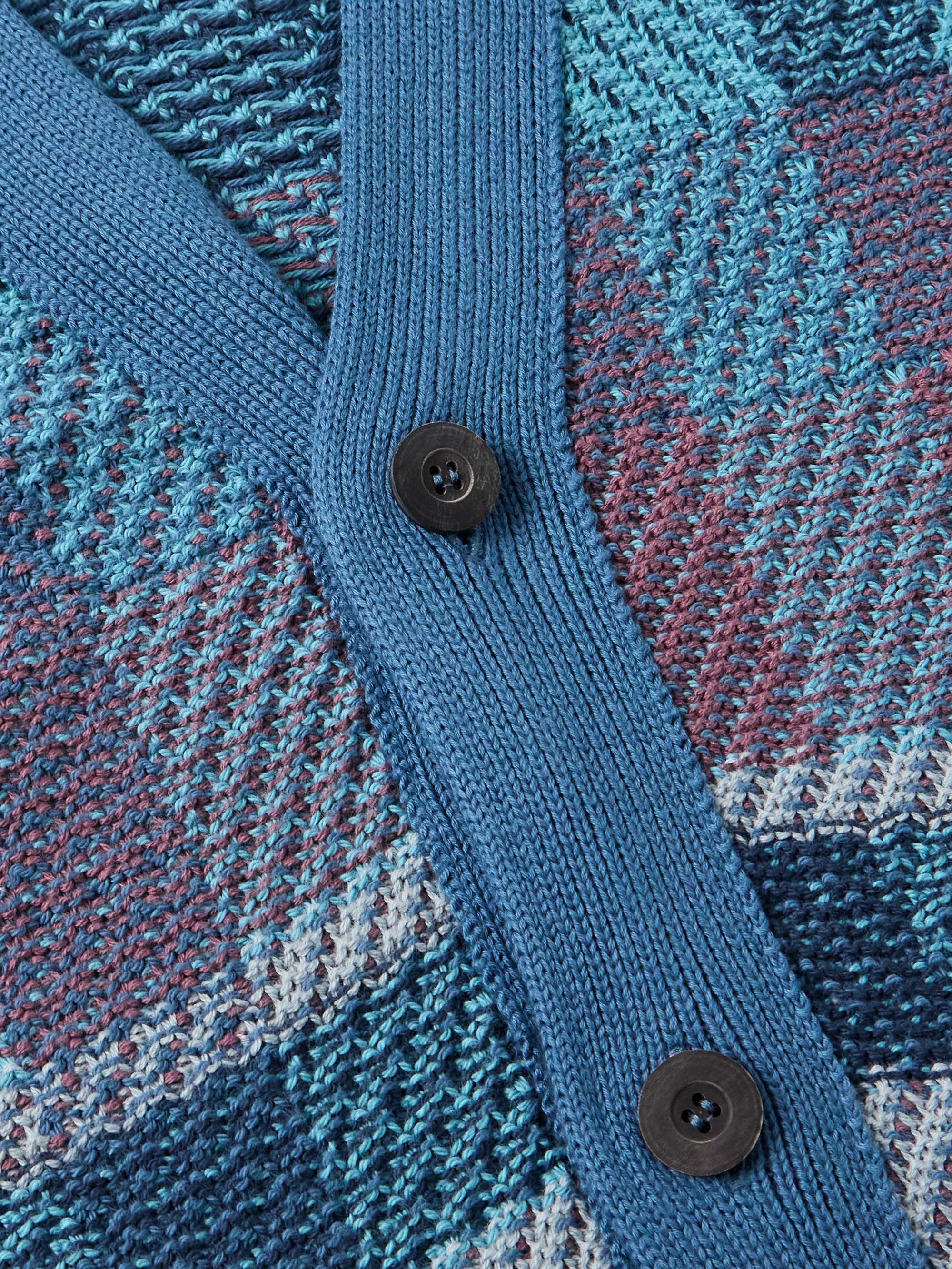 Checked Organic Pima Cotton Cardigan view