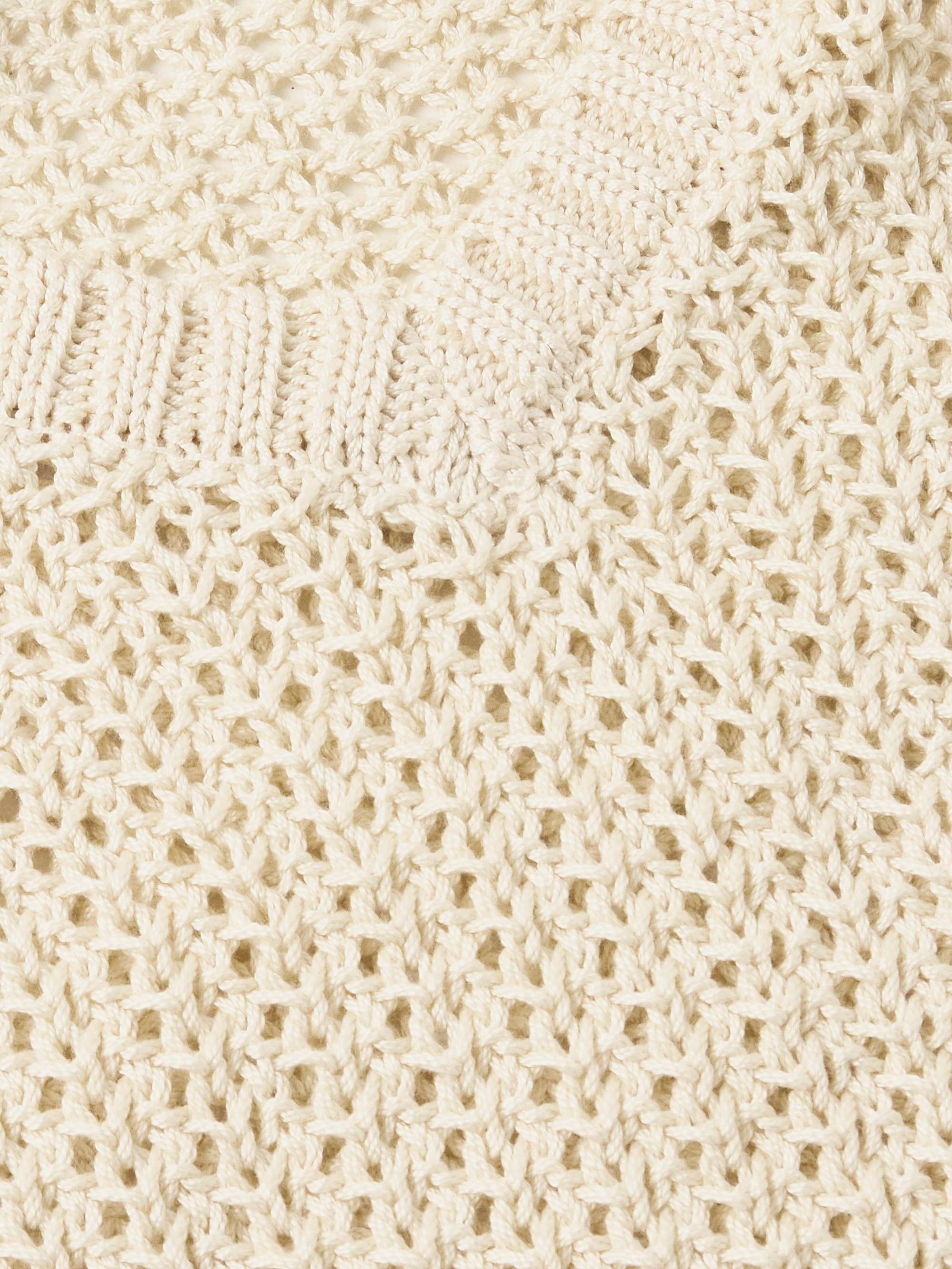 Open-Knit Organic Cotton Sweater Vest view
