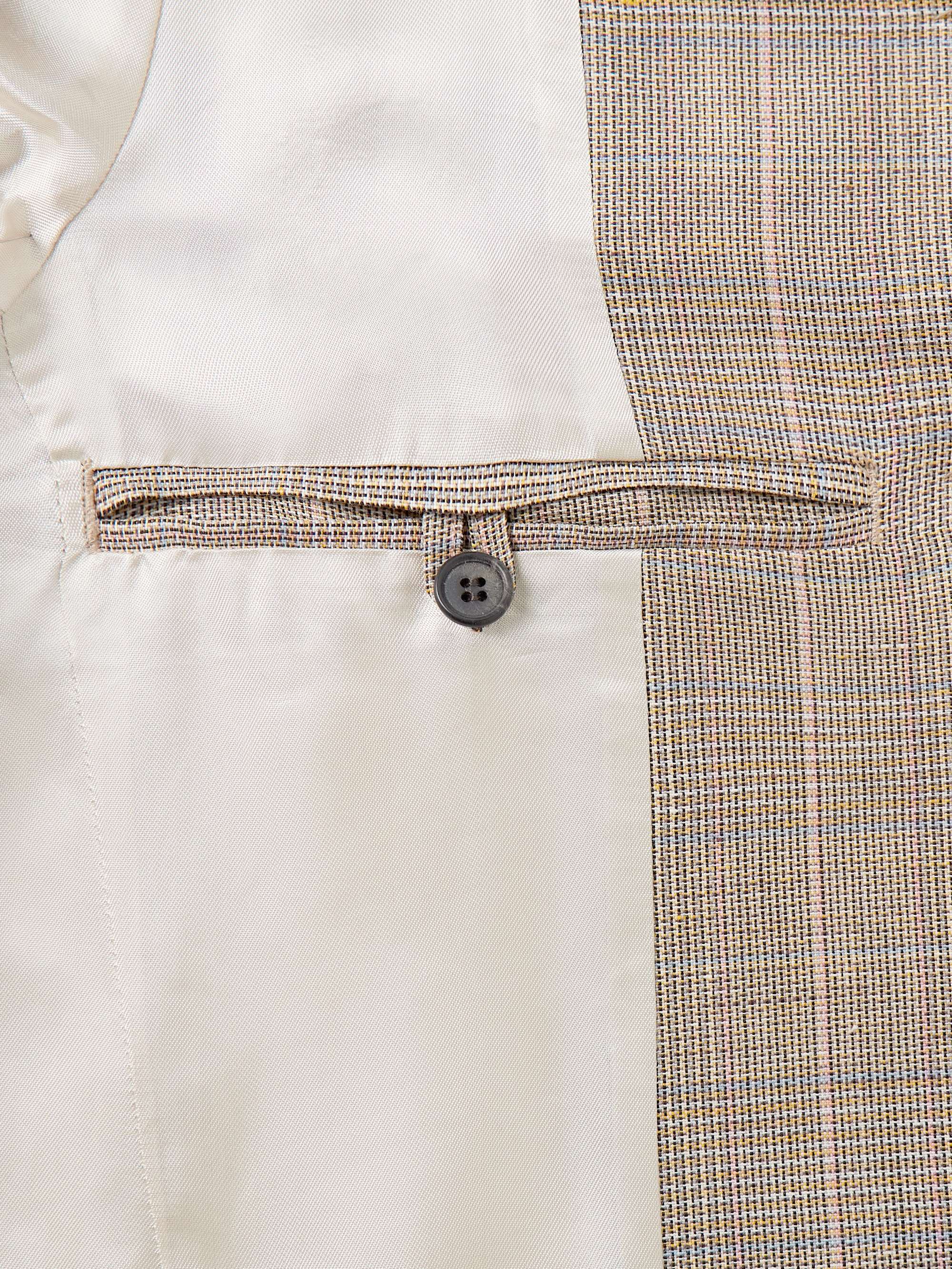 Checked Linen and Wool-Blend Blazer view