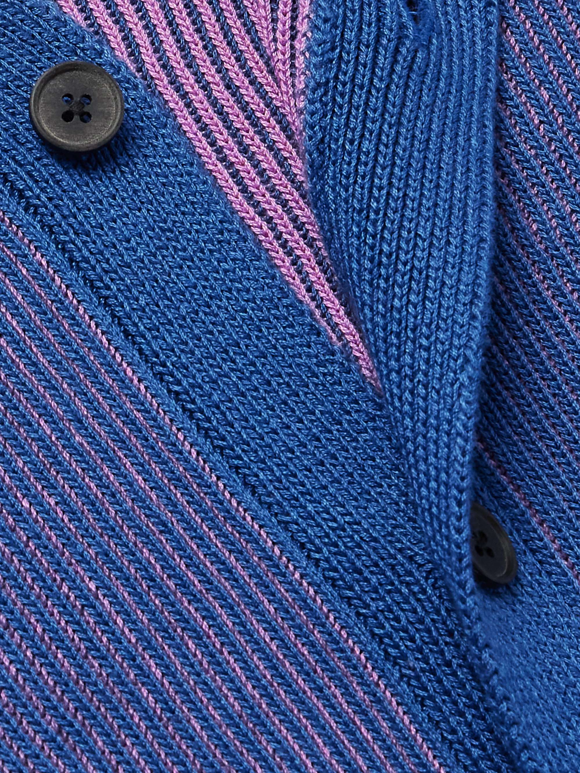 Plated Ribbed Cotton Shirt view