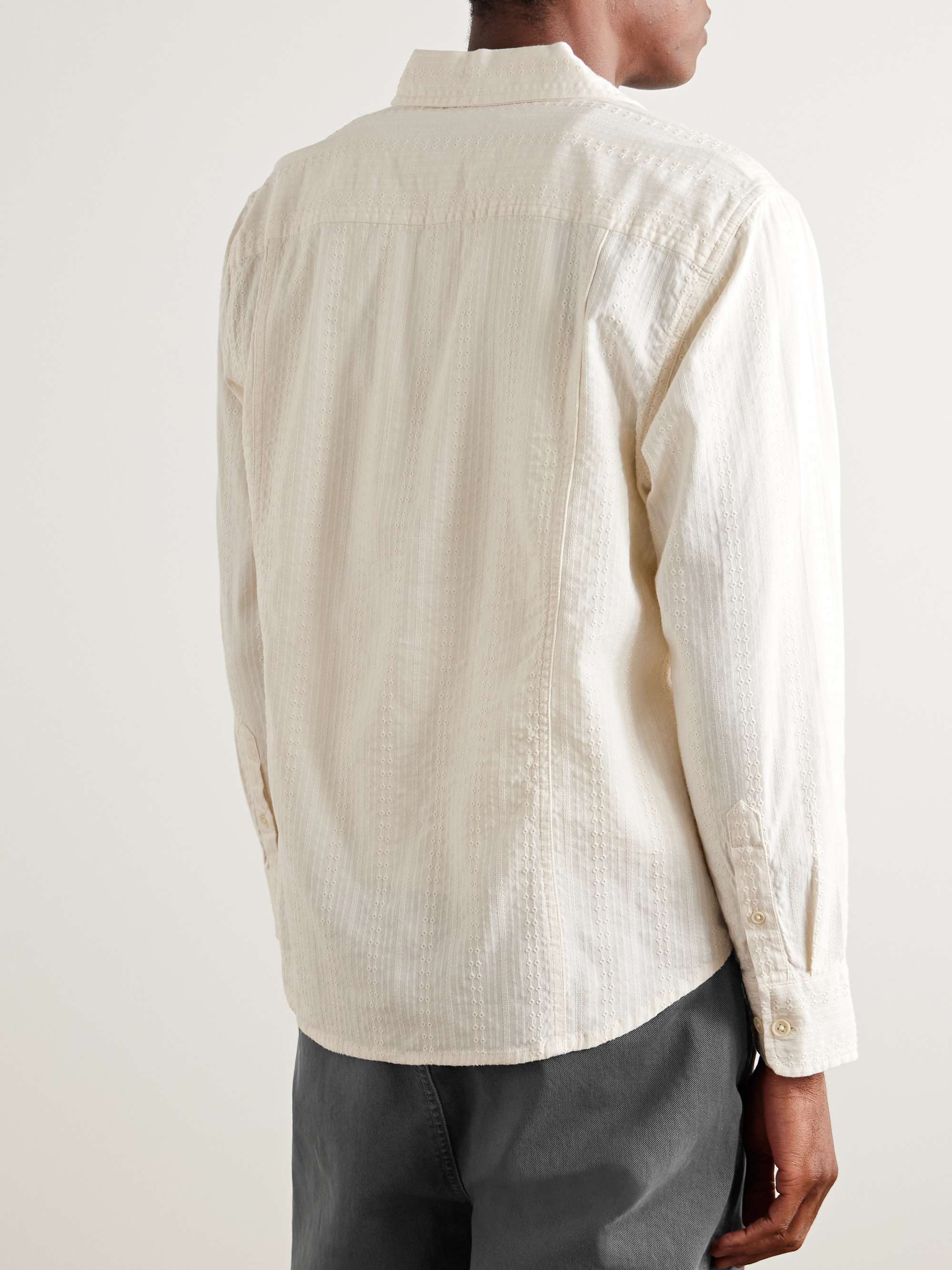 Embroidered Cotton-Blend Shirt view