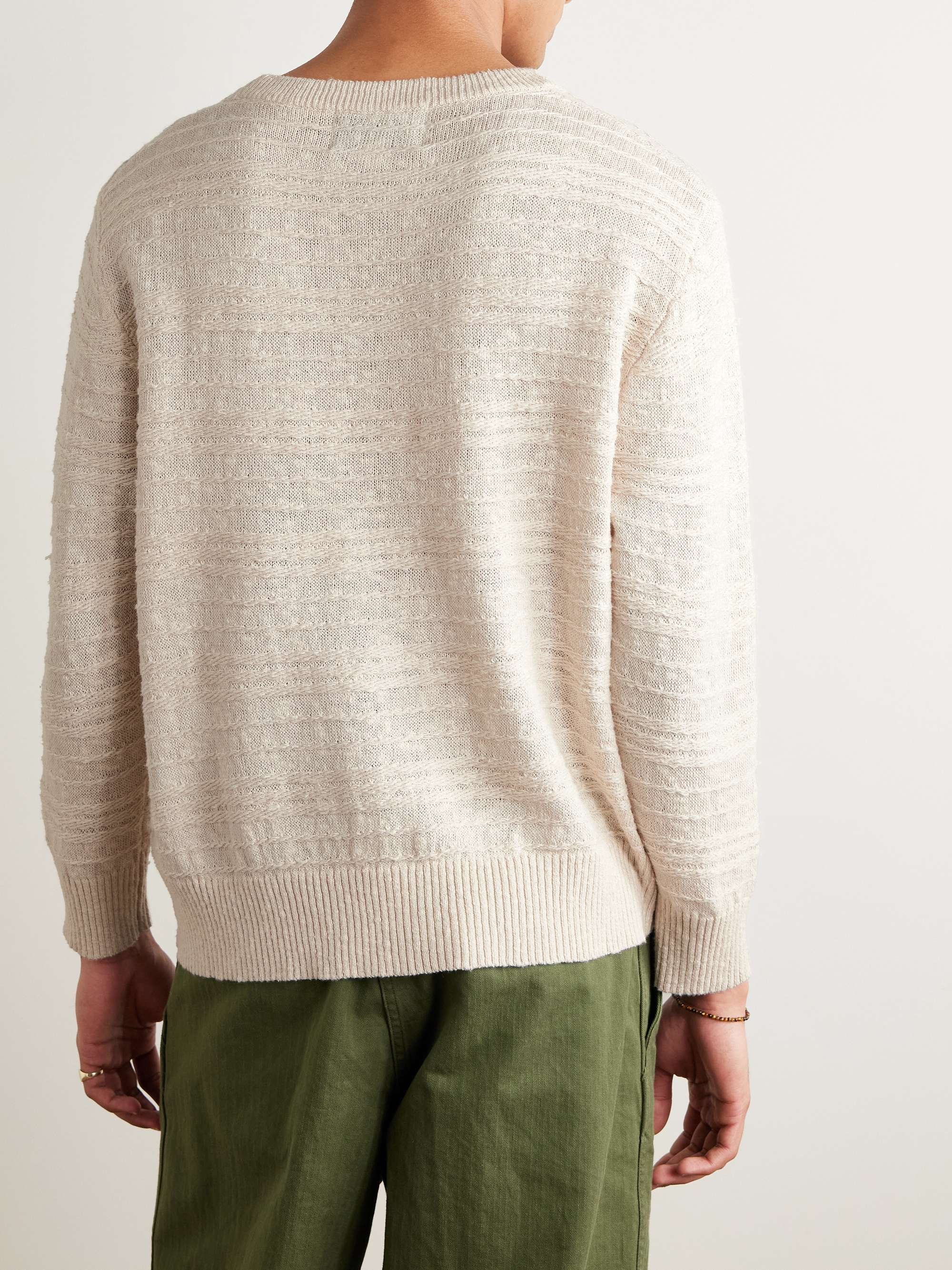 Cotton, Linen and Silk-Blend Sweater view