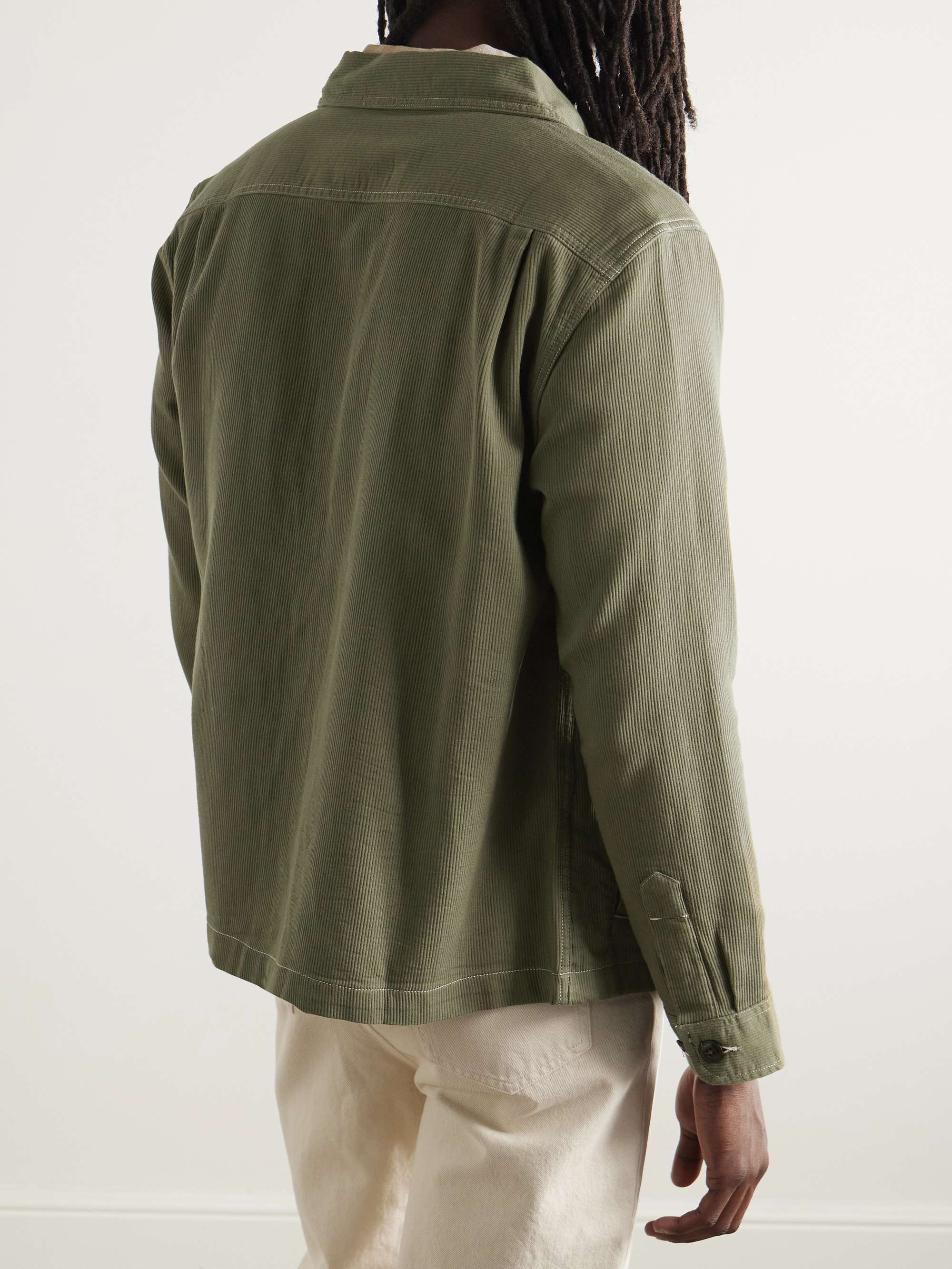 Bedford Ribbed Cotton Overshirt view