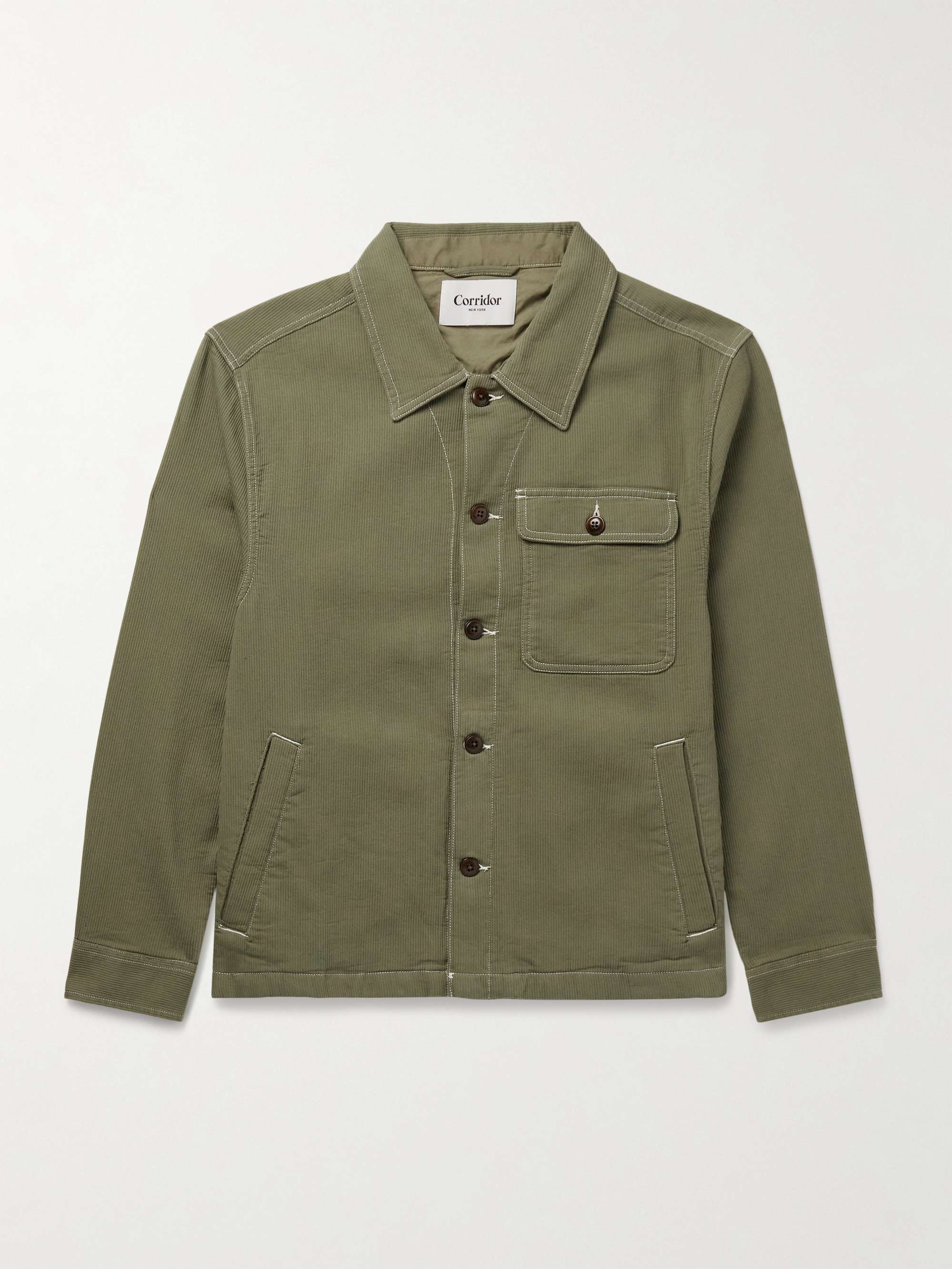 Bedford Ribbed Cotton Overshirt view