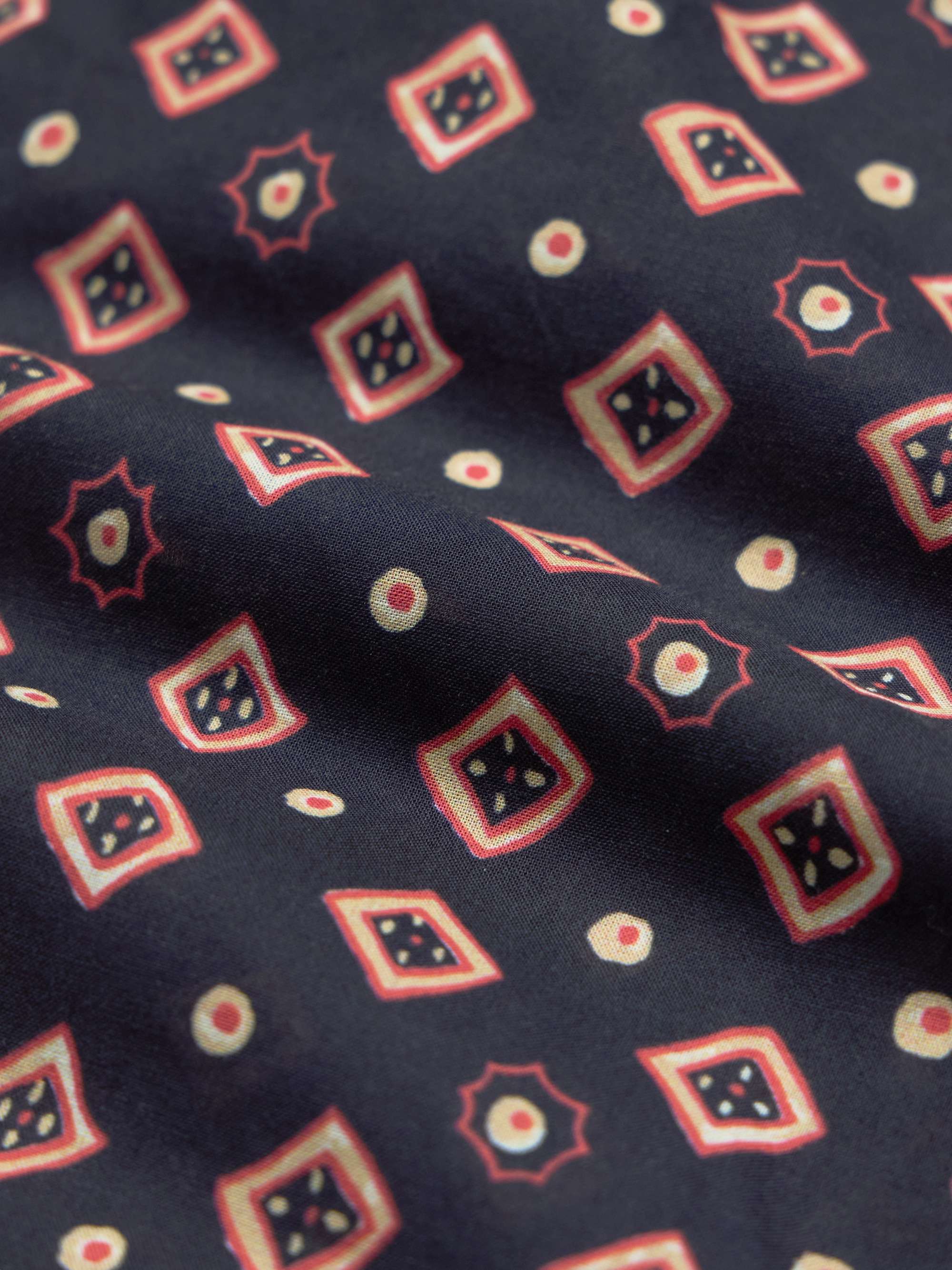 Dice Convertible-Collar Printed Cotton-Poplin Shirt view