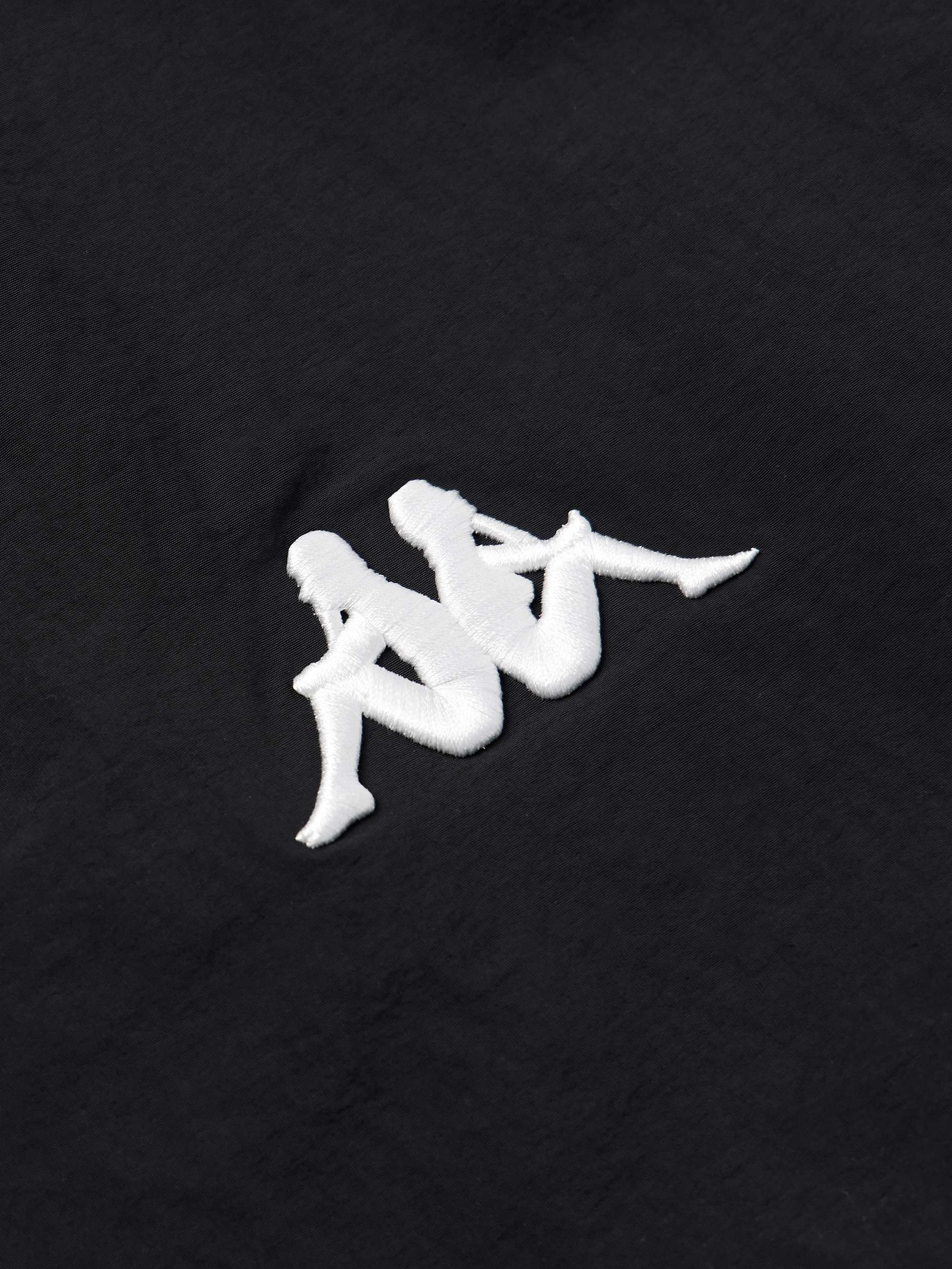 + Kappa Straight-Leg Logo-Embroidered Nylon Shorts view