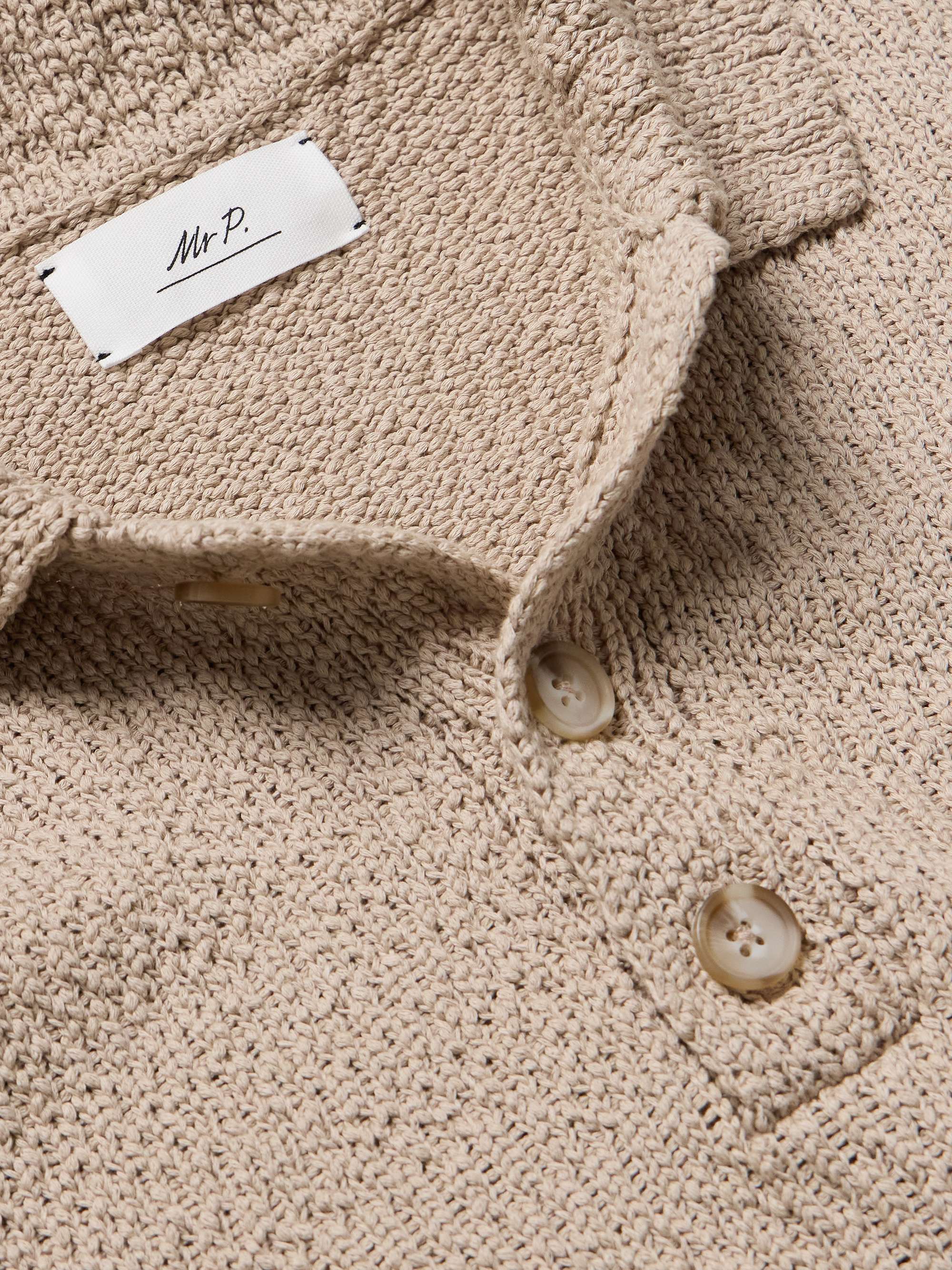 Slub Cotton Polo Shirt view
