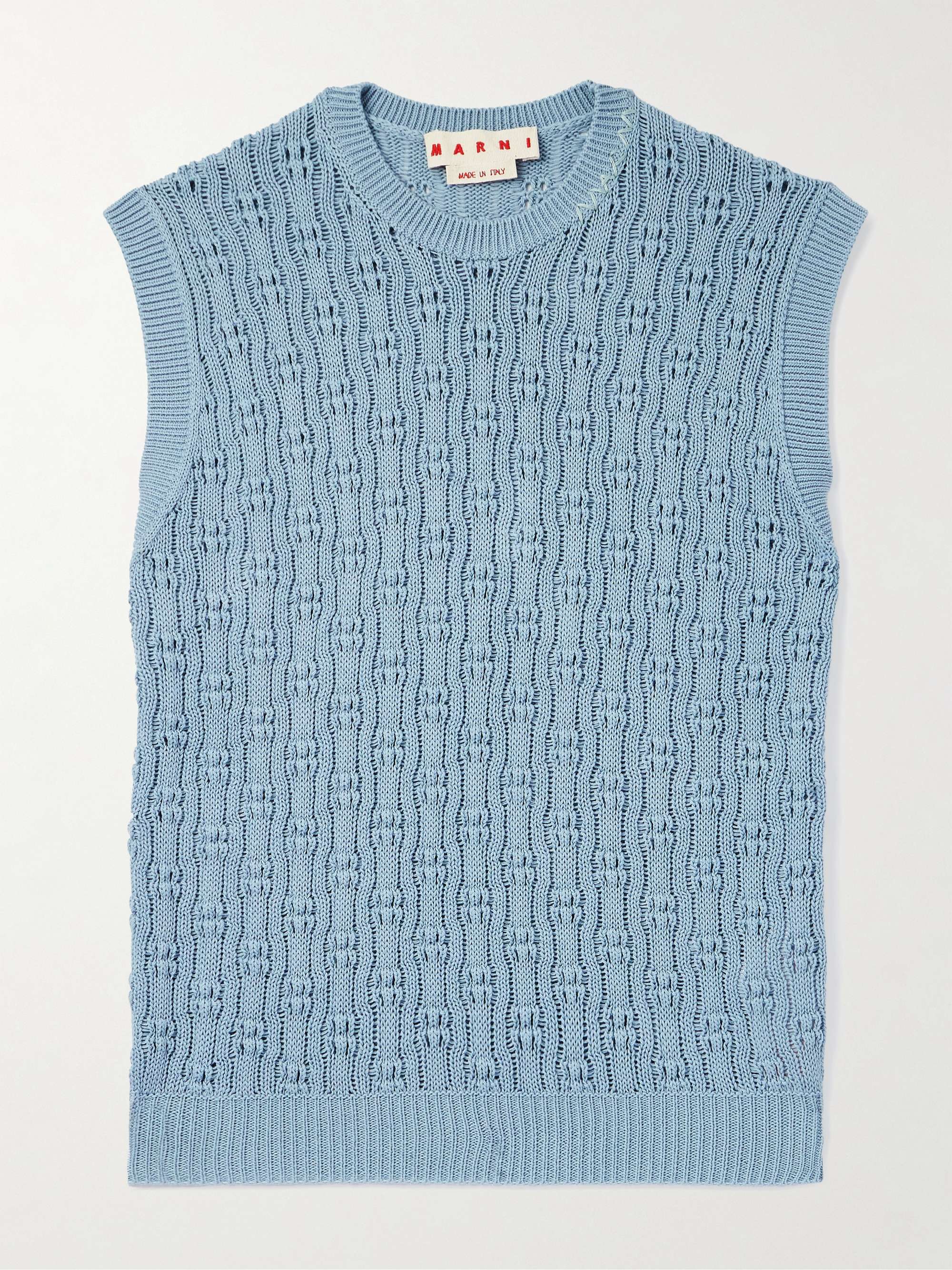 Crocheted Cotton Vest view