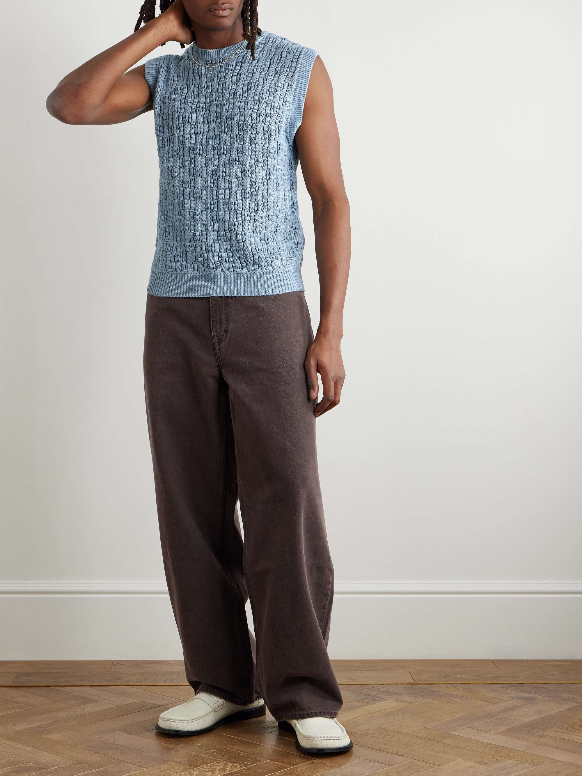 Crocheted Cotton Vest view