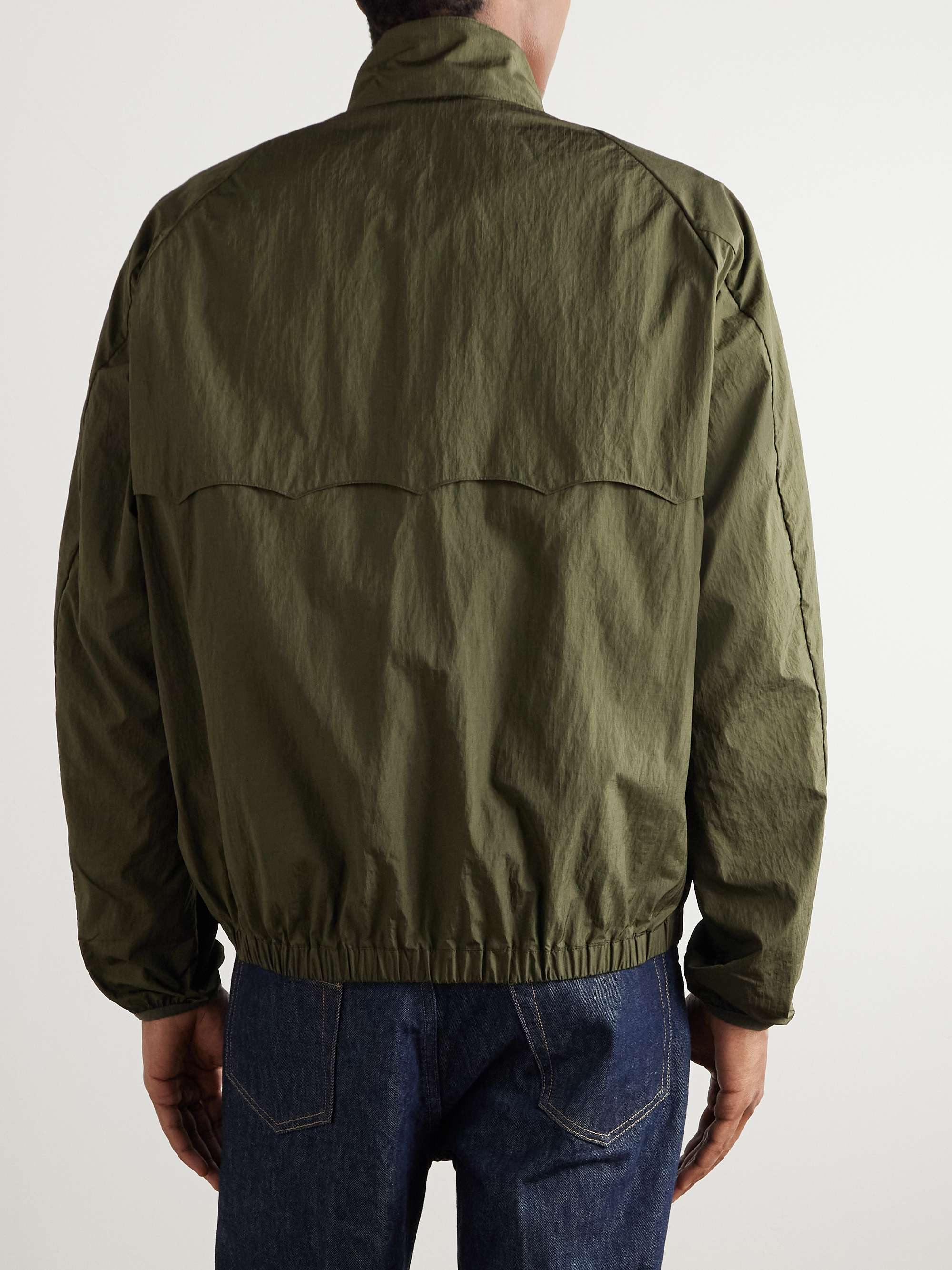 G9 Logo-Print Shell Harrington Jacket view
