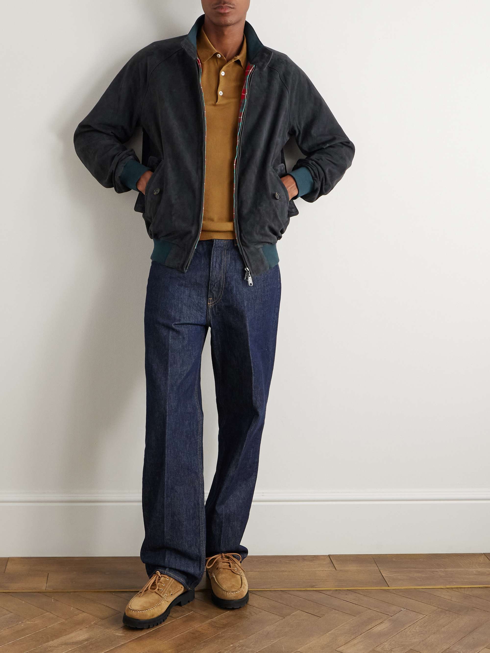 G9 Suede Harrington Jacket view