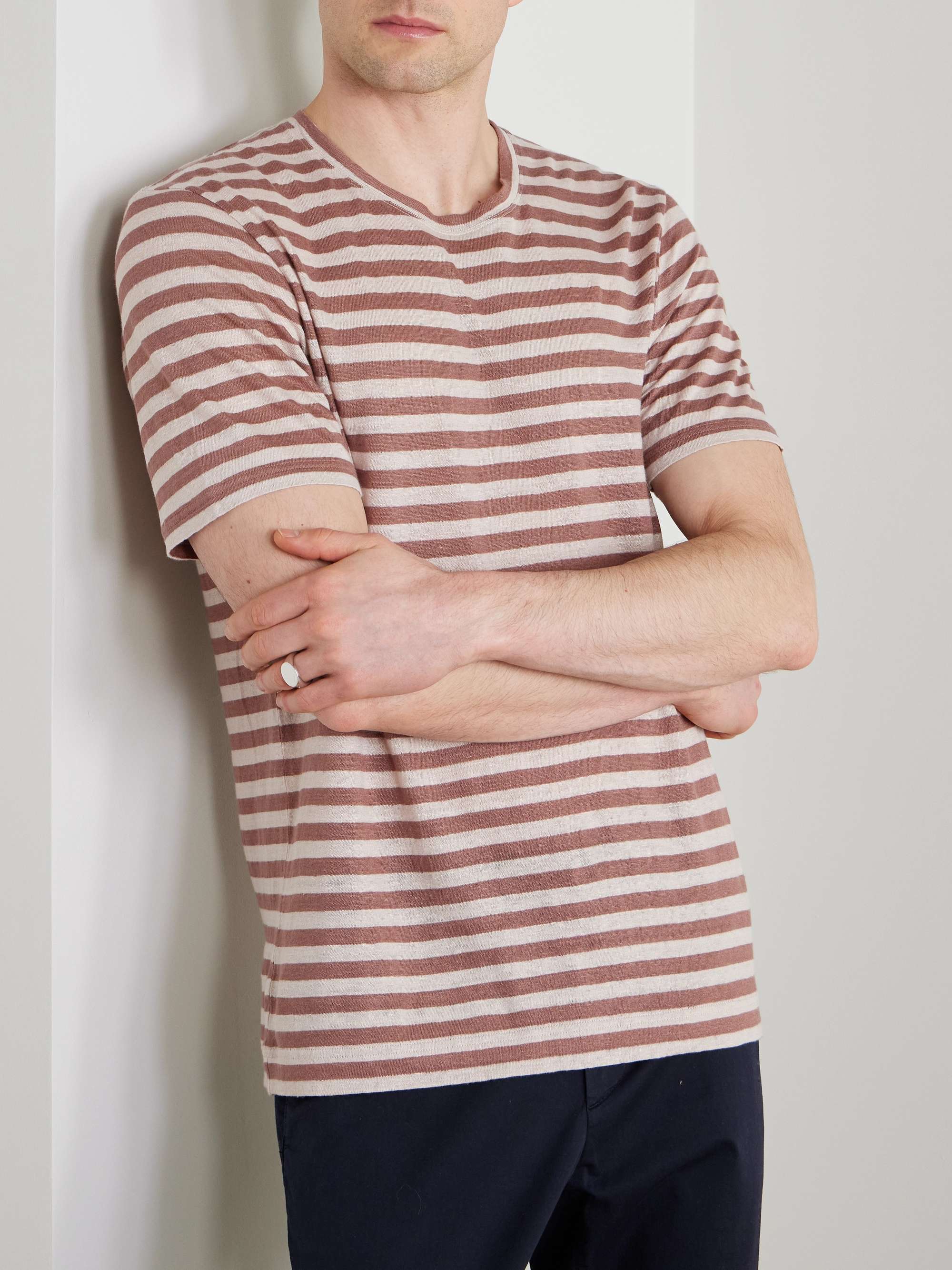 Striped Linen T-Shirt view