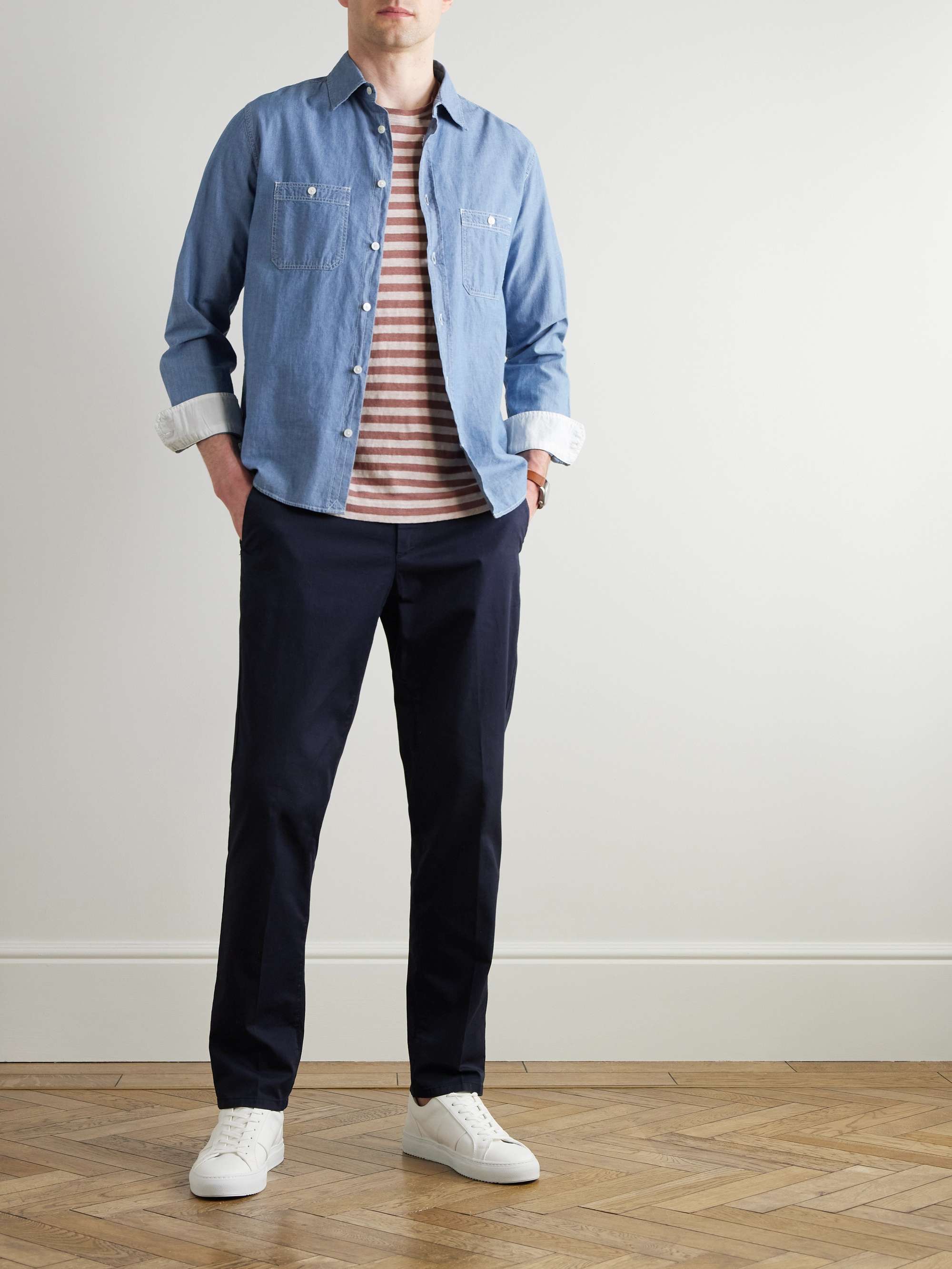 Striped Linen T-Shirt view