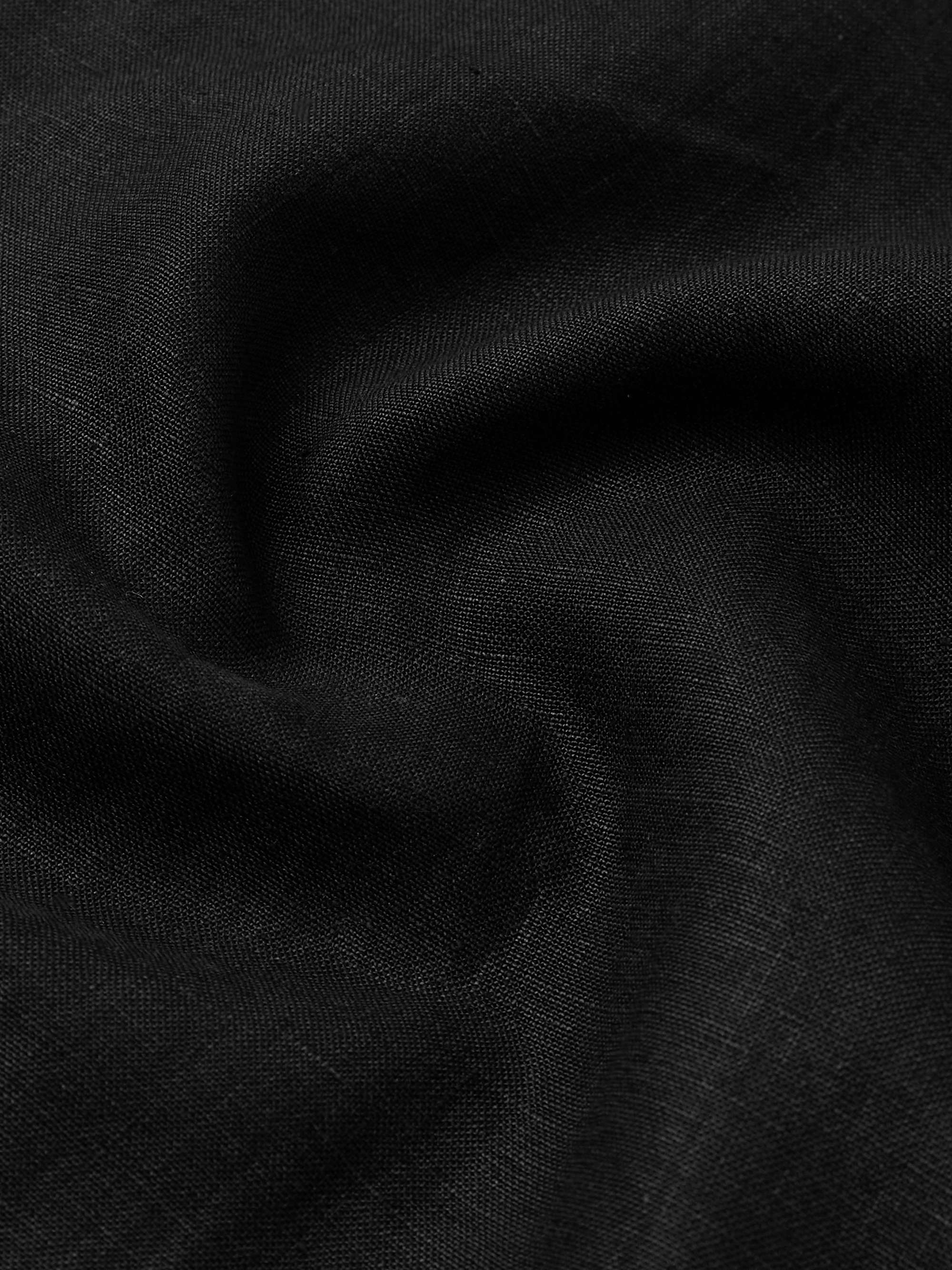 Camp-Collar Linen-Canvas Overshirt view