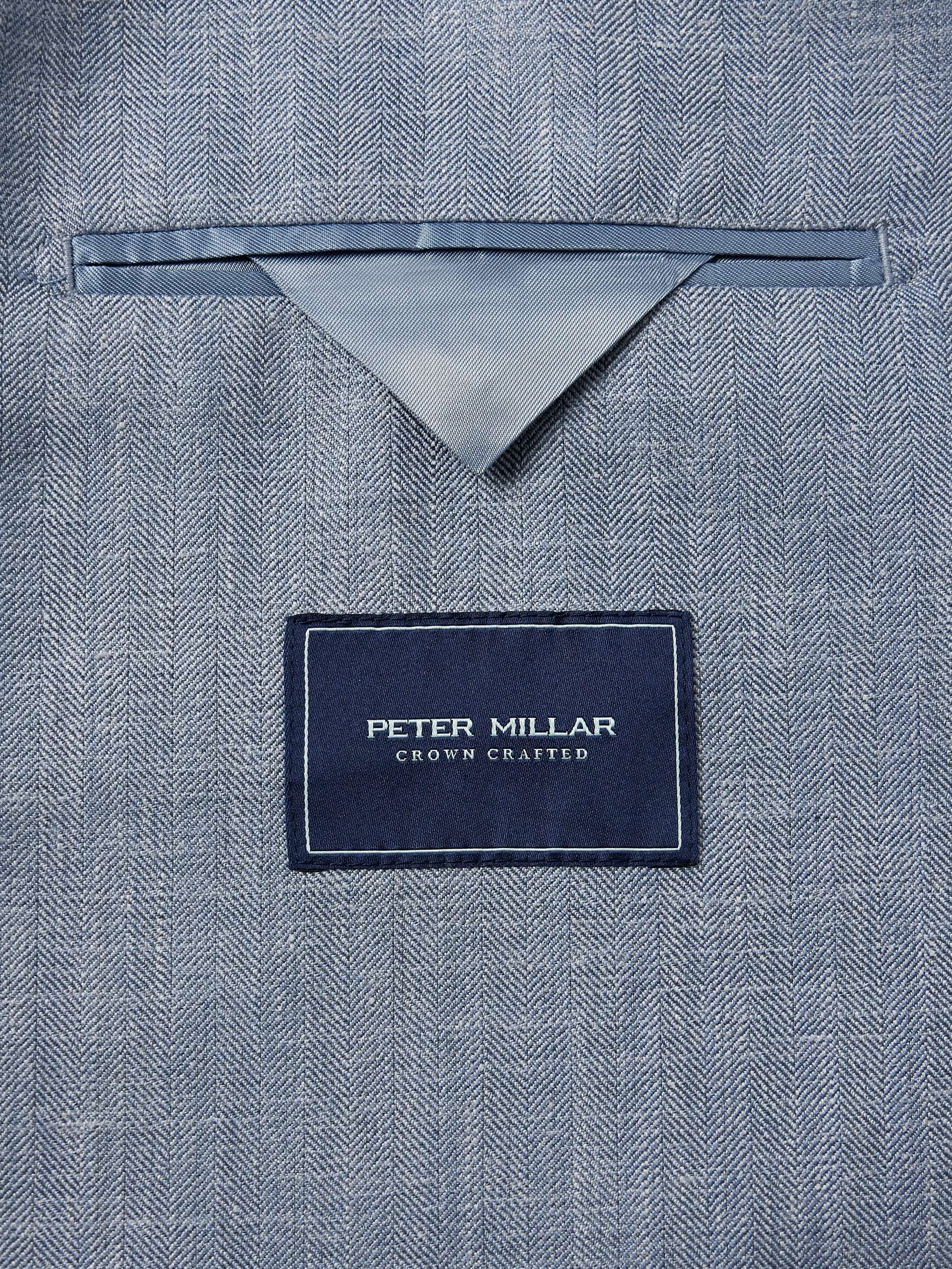 Gavin Slim-Fit Herringbone Wool, Silk and Linen-Blend Blazer view