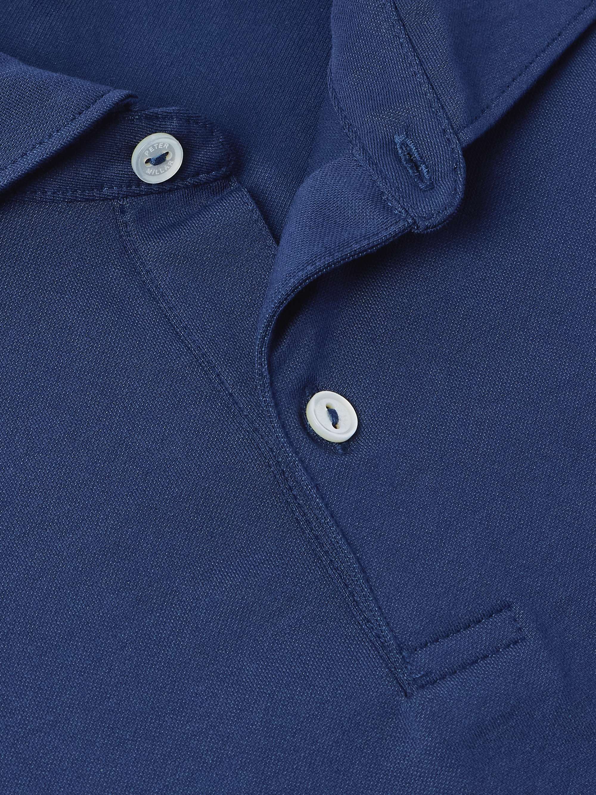 Albatross Cotton-Blend Piqué Polo Shirt view
