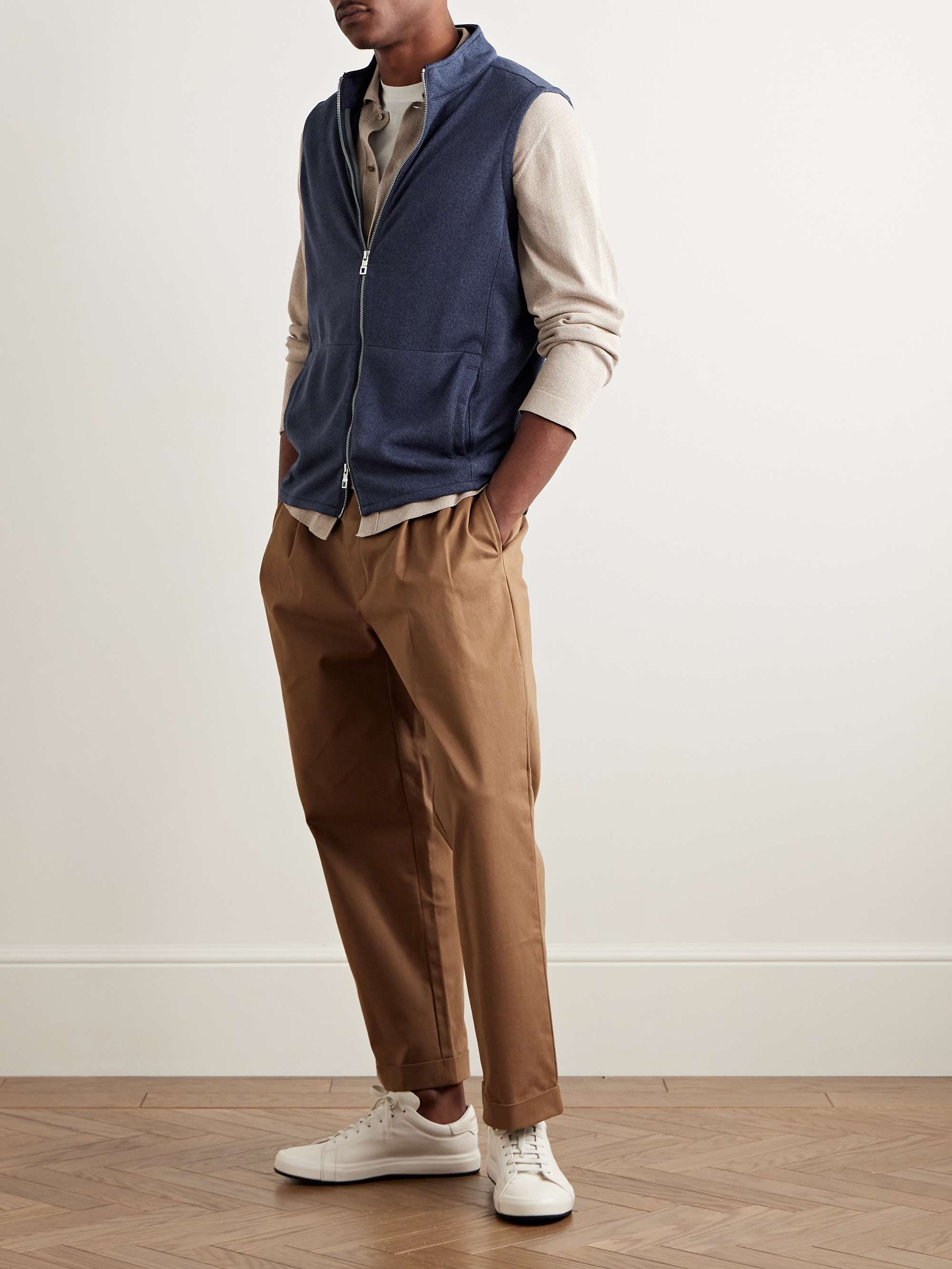 Crown Stretch Recycled-Jersey Gilet view