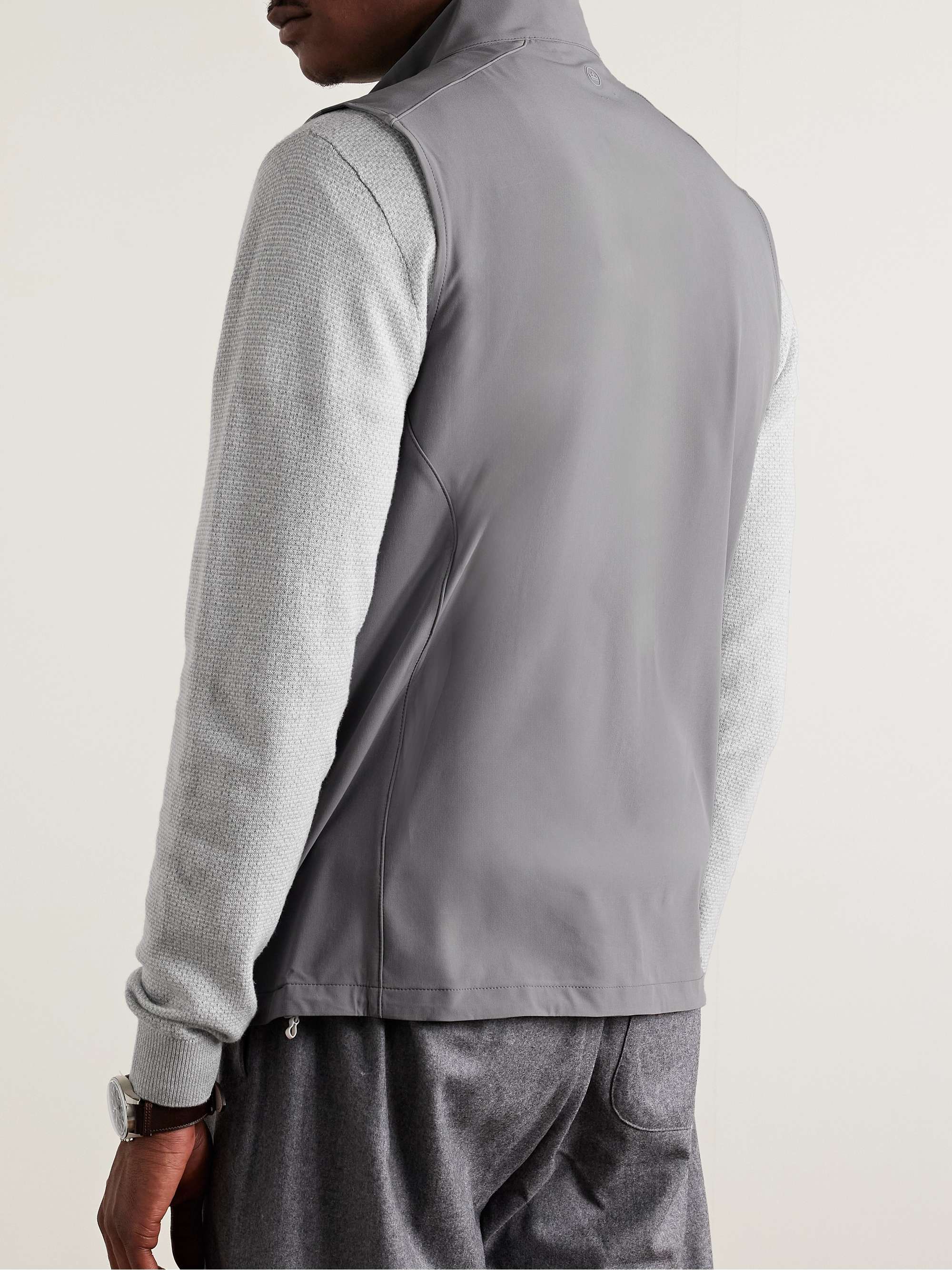 Contour Stretch Recycled-Jersey Gilet view