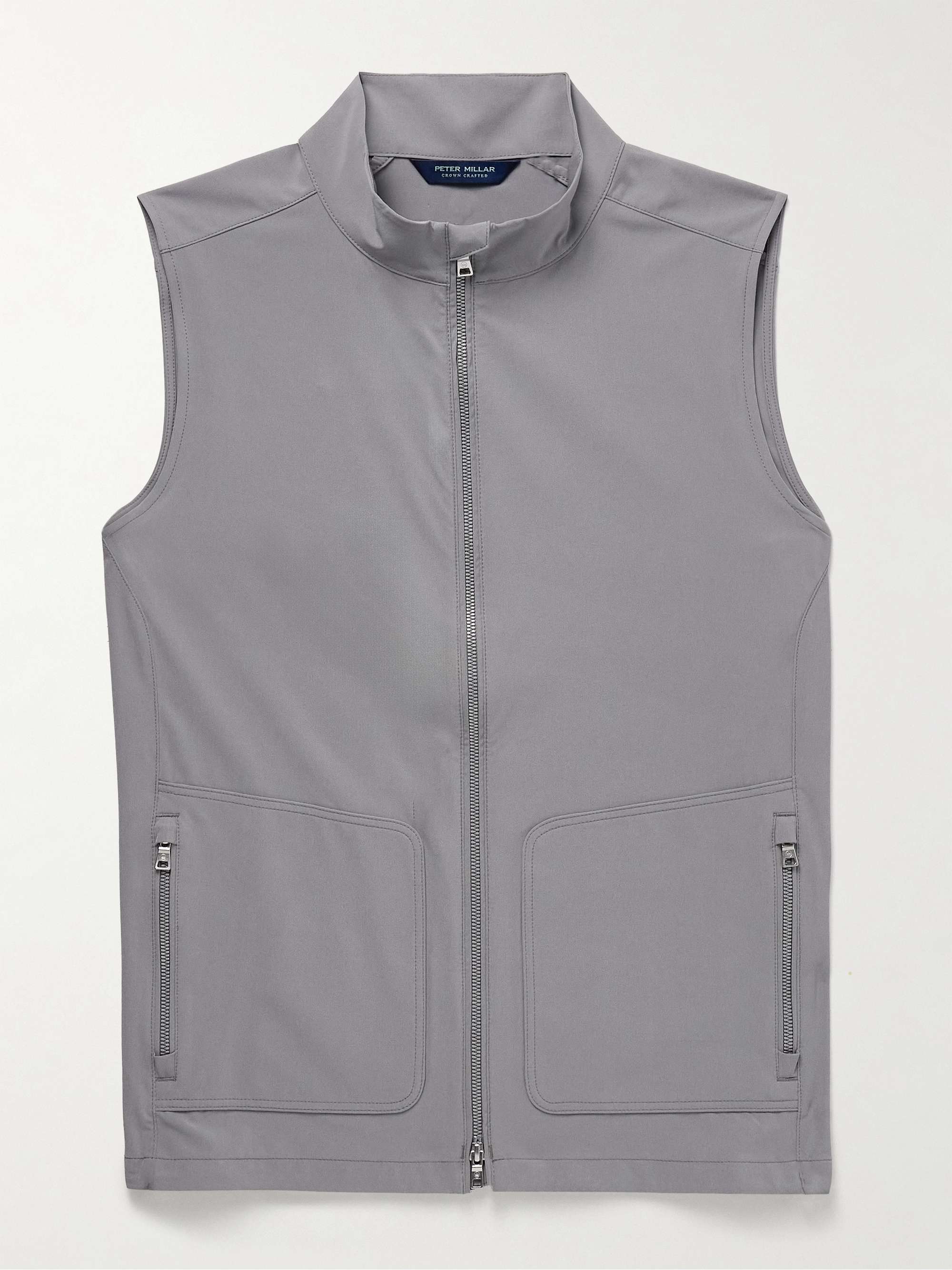 Contour Stretch Recycled-Jersey Gilet view
