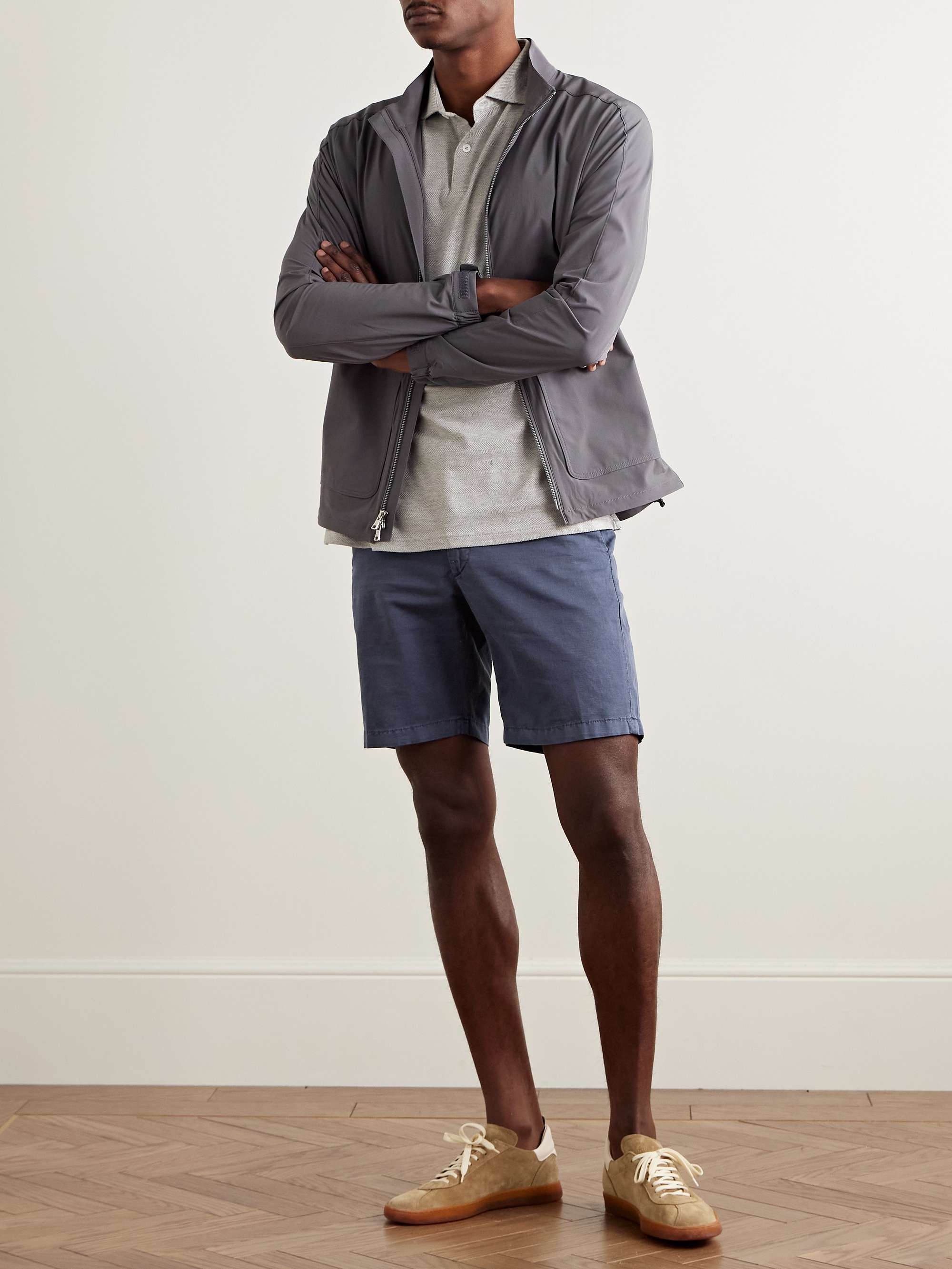 Somerset Slim-Fit Cotton-Blend Twill Shorts view