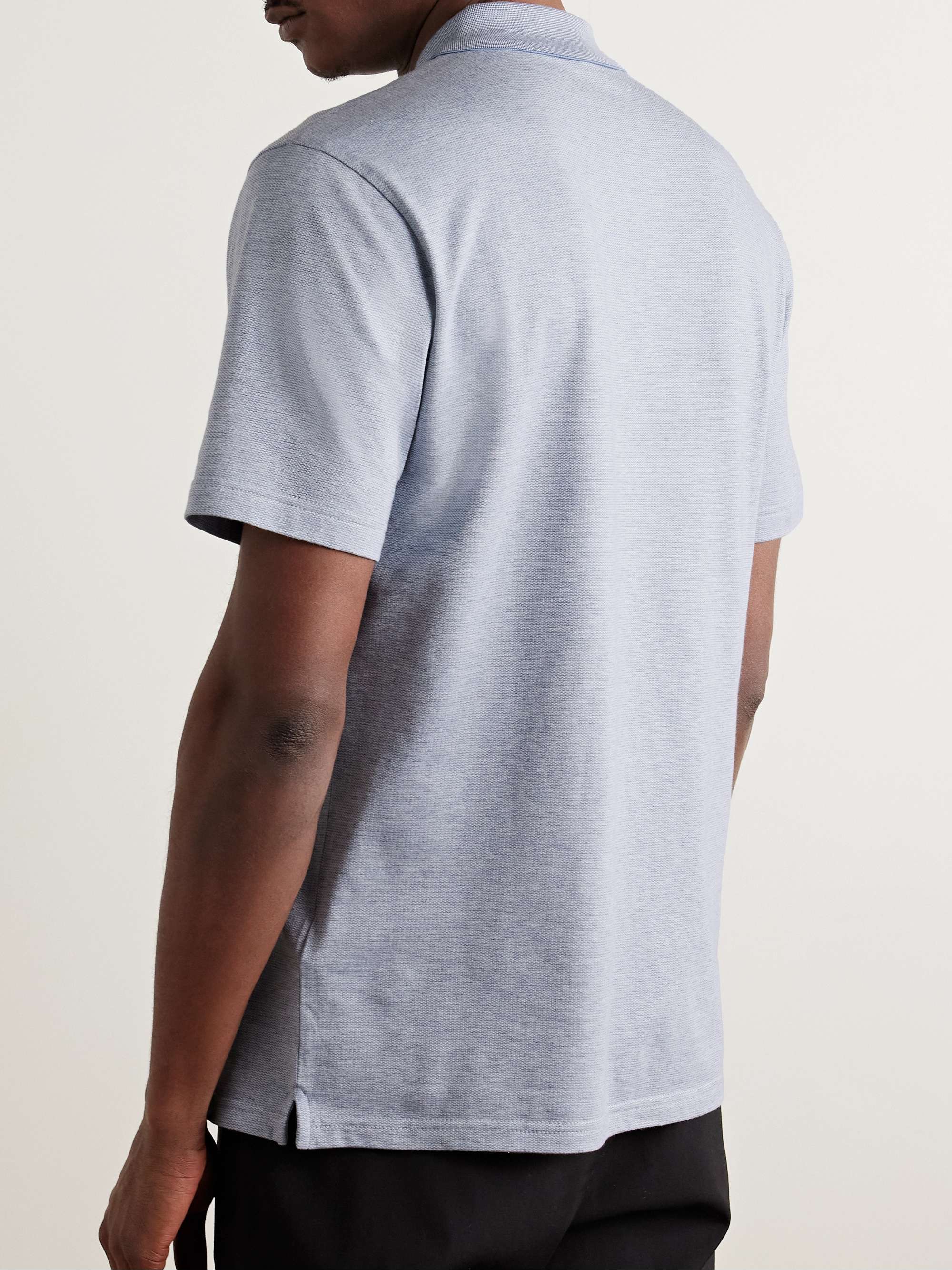 Barnes Stretch-Cotton and Modal-Blend Polo Shirt view