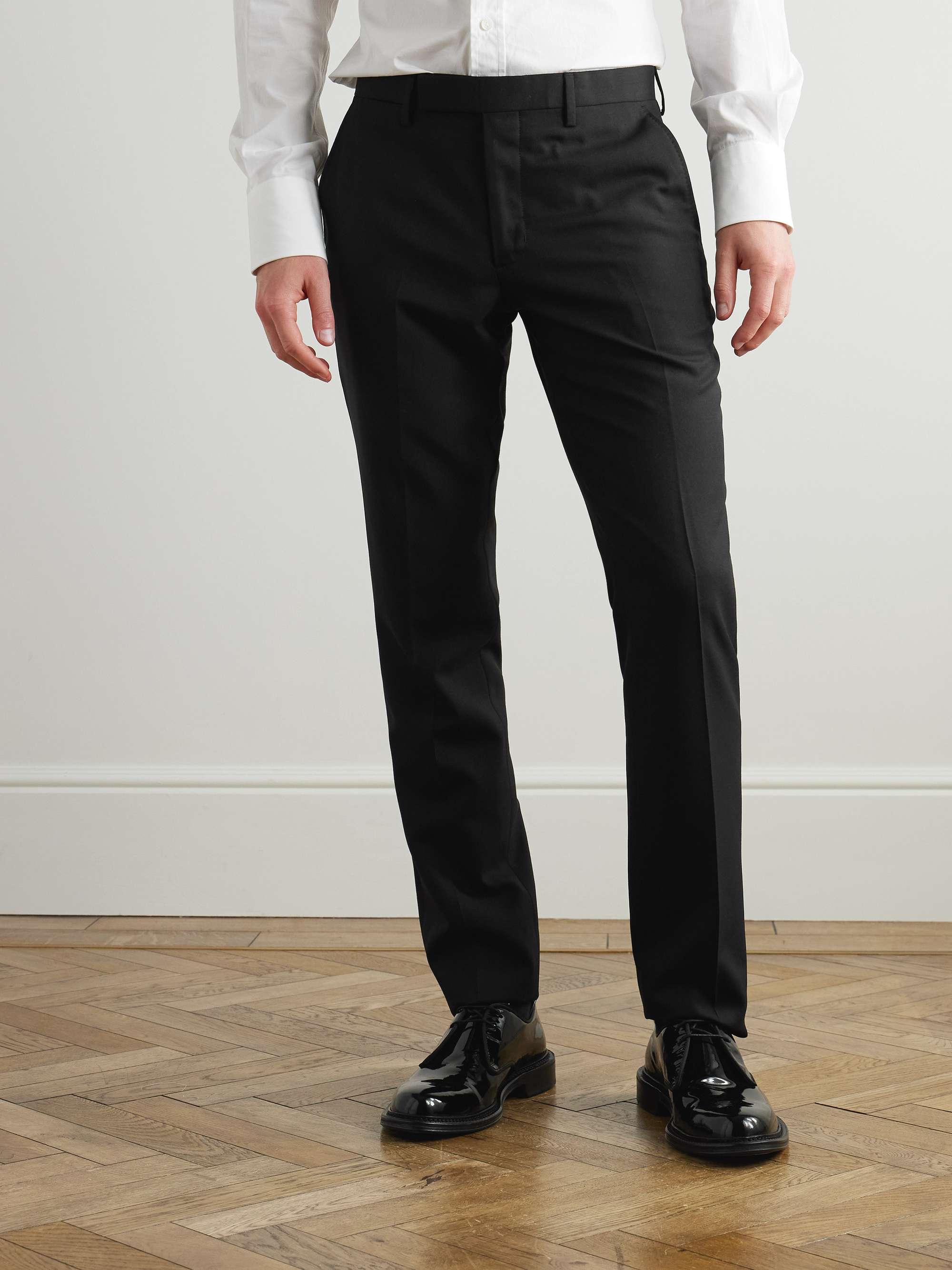 Philip Slim-Fit Straight-Leg Wool Suit Trousers view