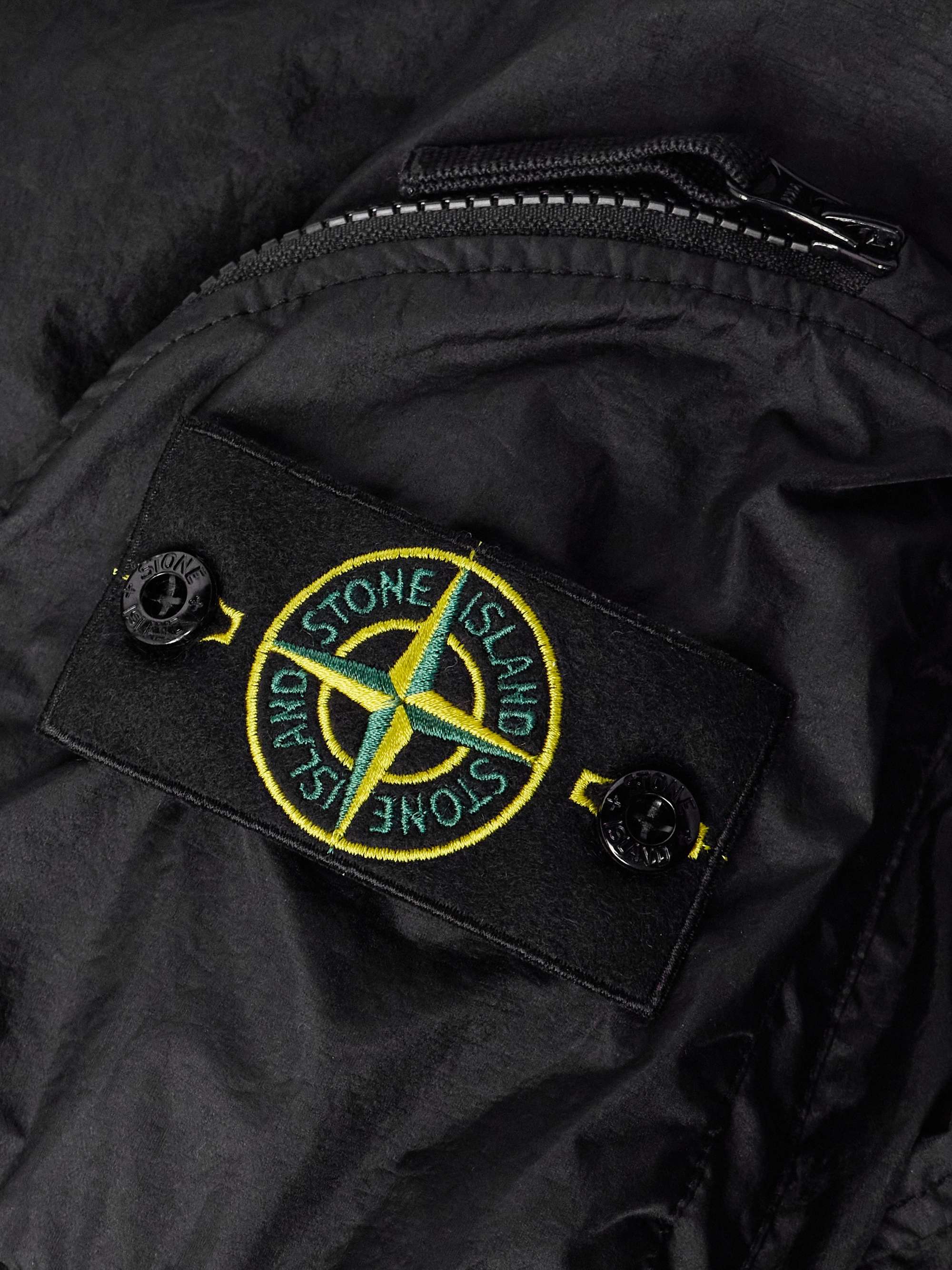 Logo-Appliquéd Membrana 3L TC Bomber Jacket view