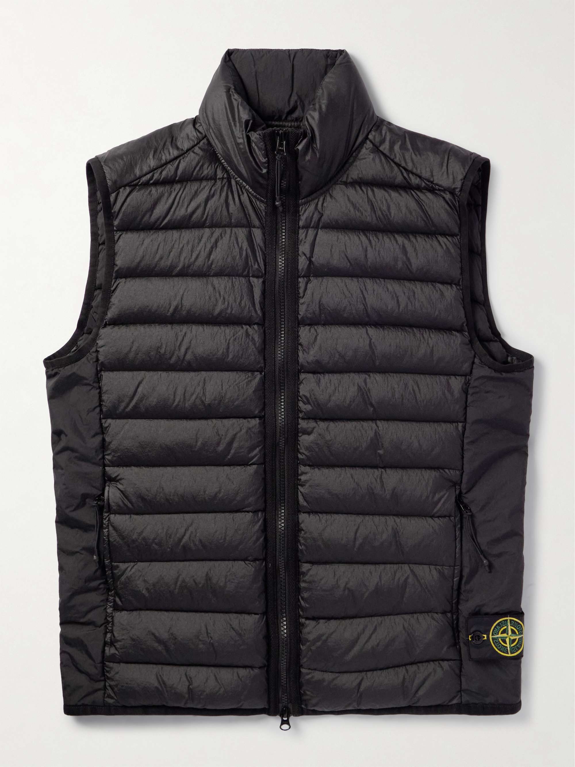 Logo-Appliquéd Padded Quilted Shell Down Vest view