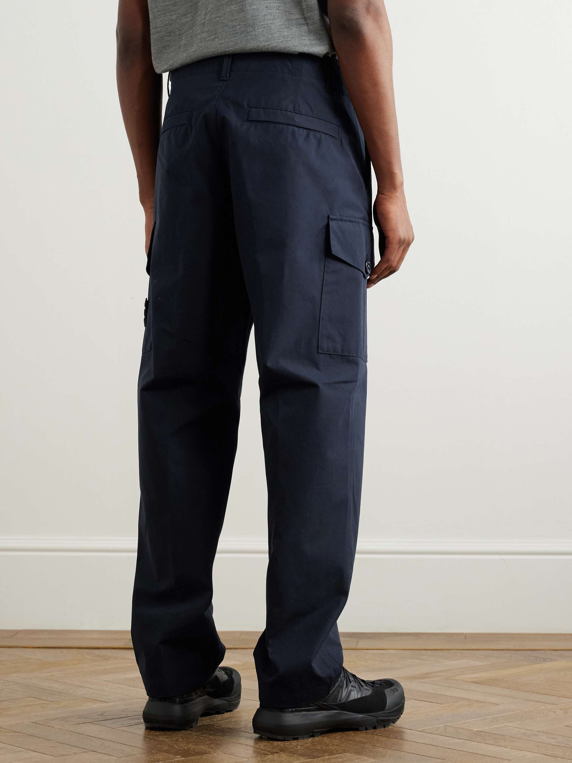 Ghost Straight-Leg Organic Cotton-Canvas Trousers view
