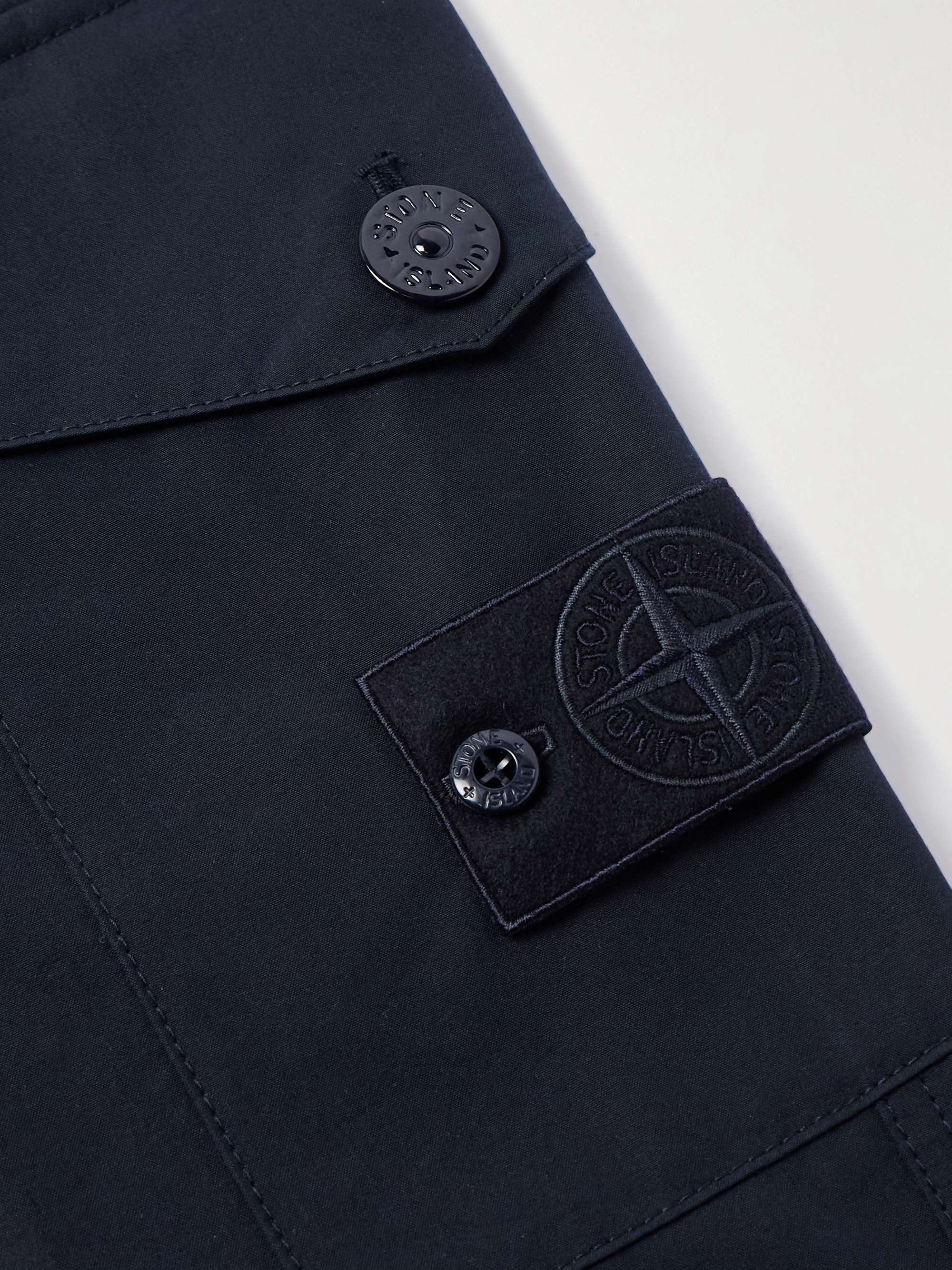 Ghost Straight-Leg Organic Cotton-Canvas Trousers view