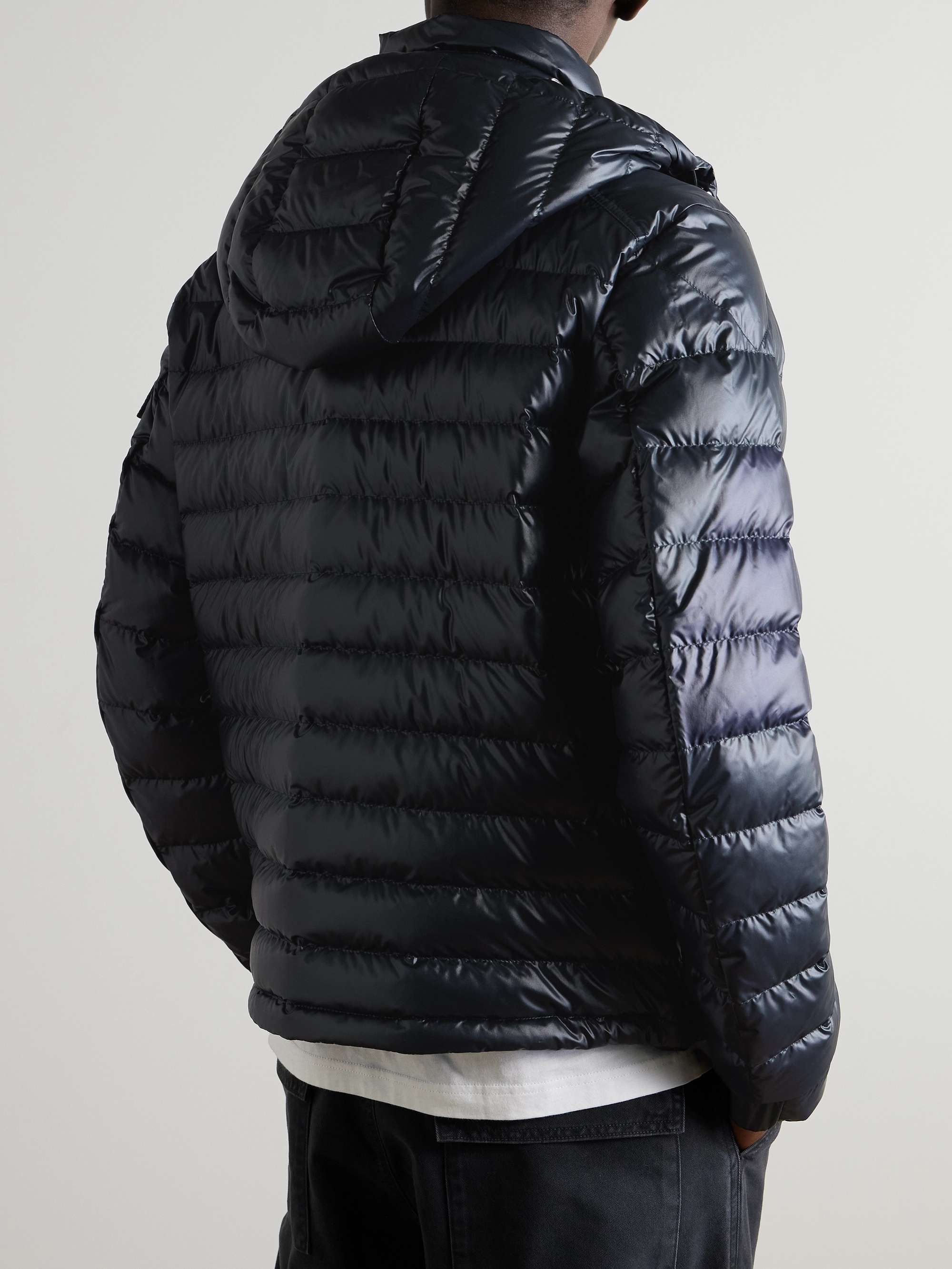 Lauros Quilted Shell Hooded Down Jacket view
