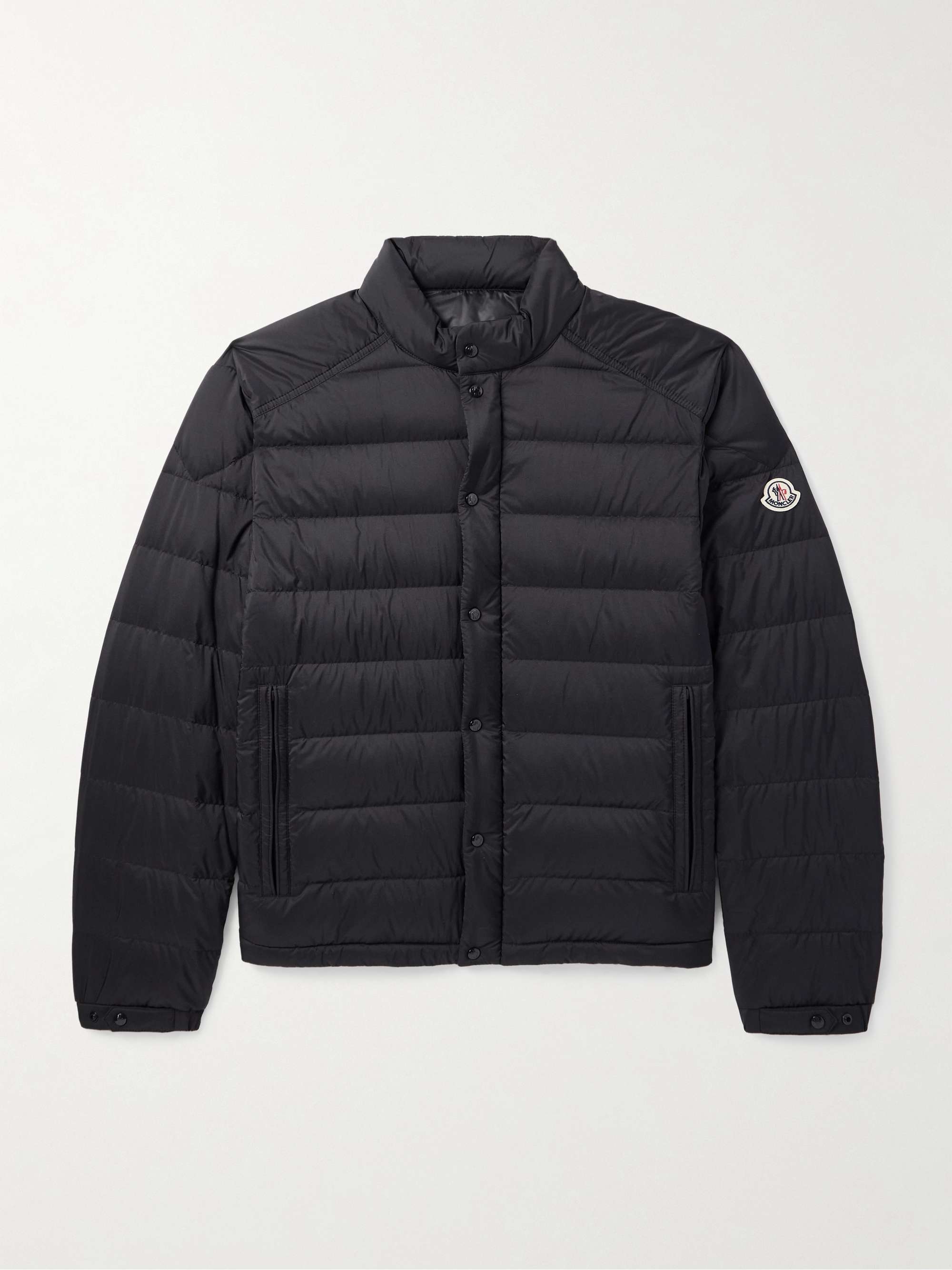Slim-Fit Logo-Appliquéd Padded Shell Down Jacket view