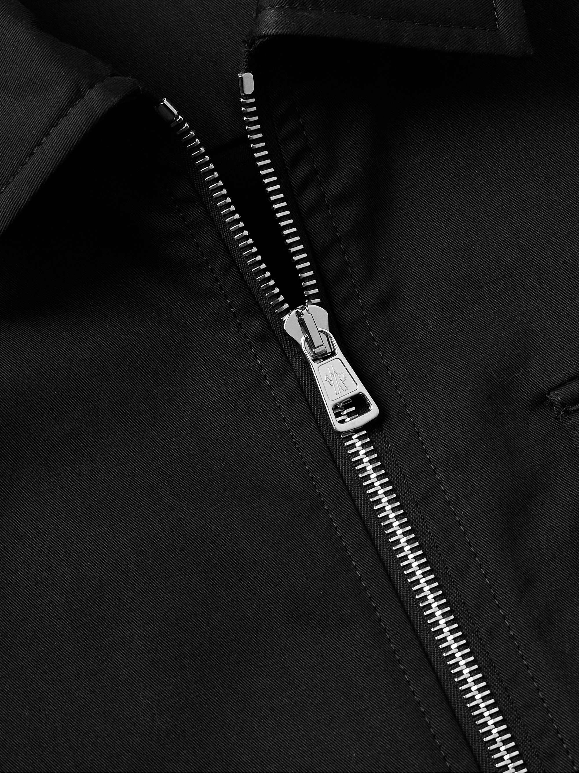 Logo-Appliquéd Cotton-Blend Gabardine Shirt Jacket view