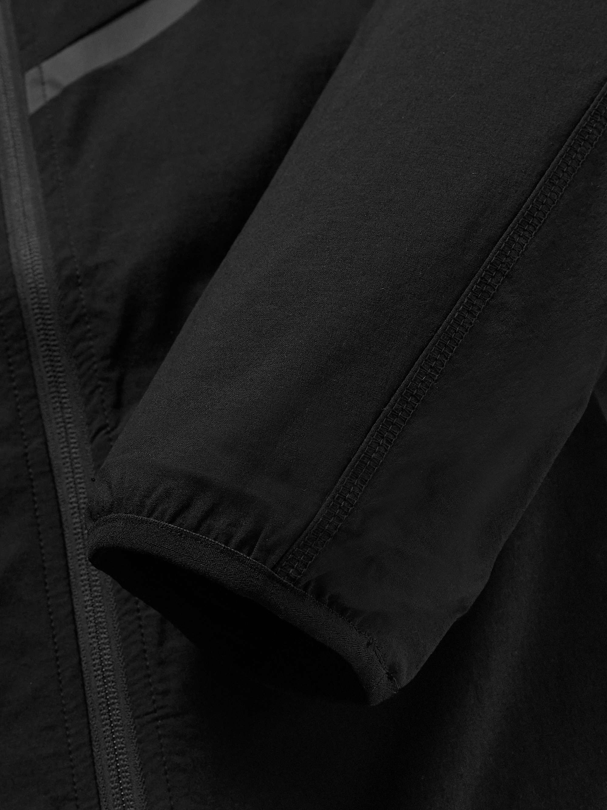 Tech Logo-Print Stretch-Nylon Hooded Jacket view
