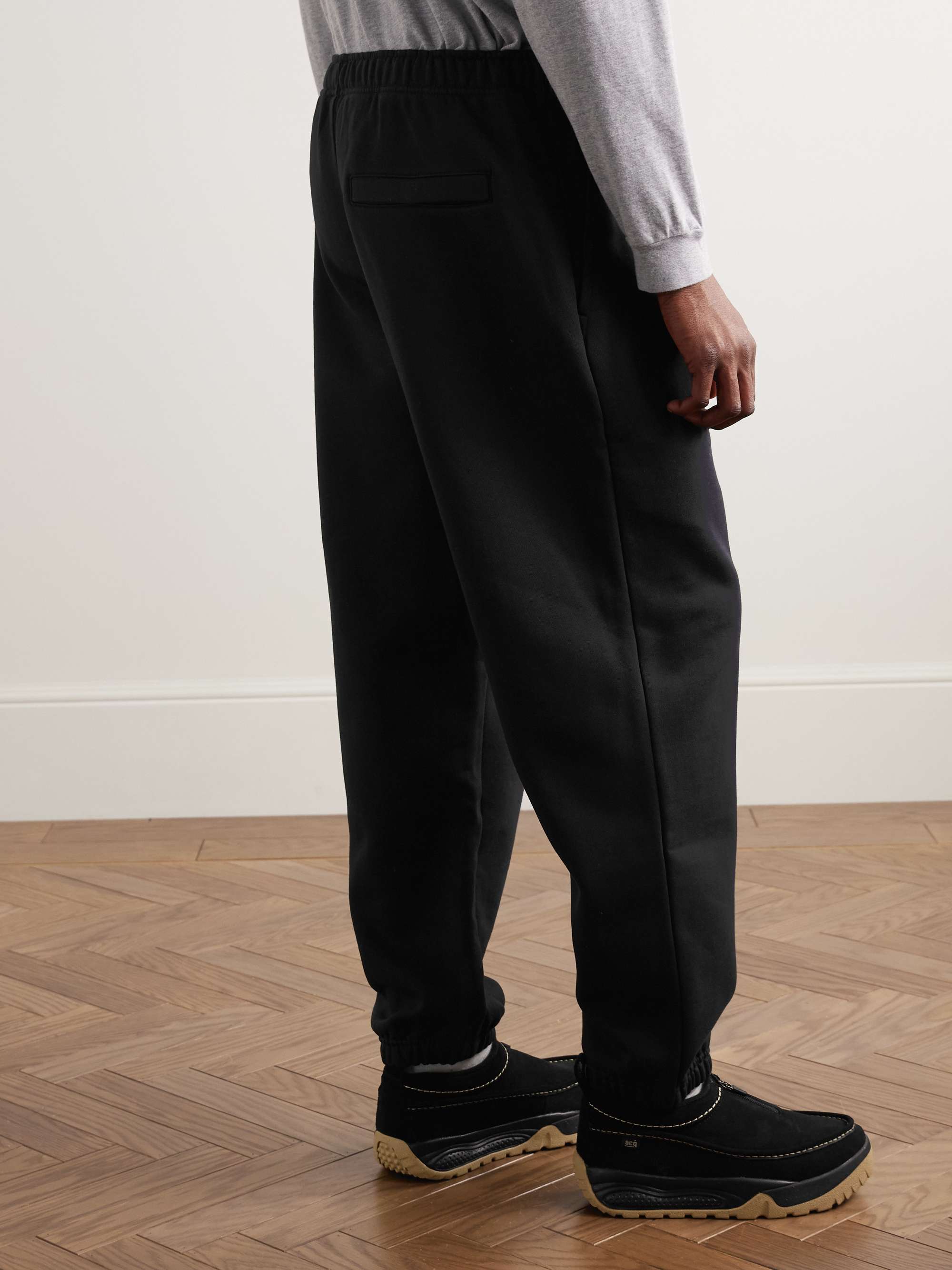 ACG Tapered Logo-Embroidered Therma-FIT Repel Tuff Fleece Sweatpants view