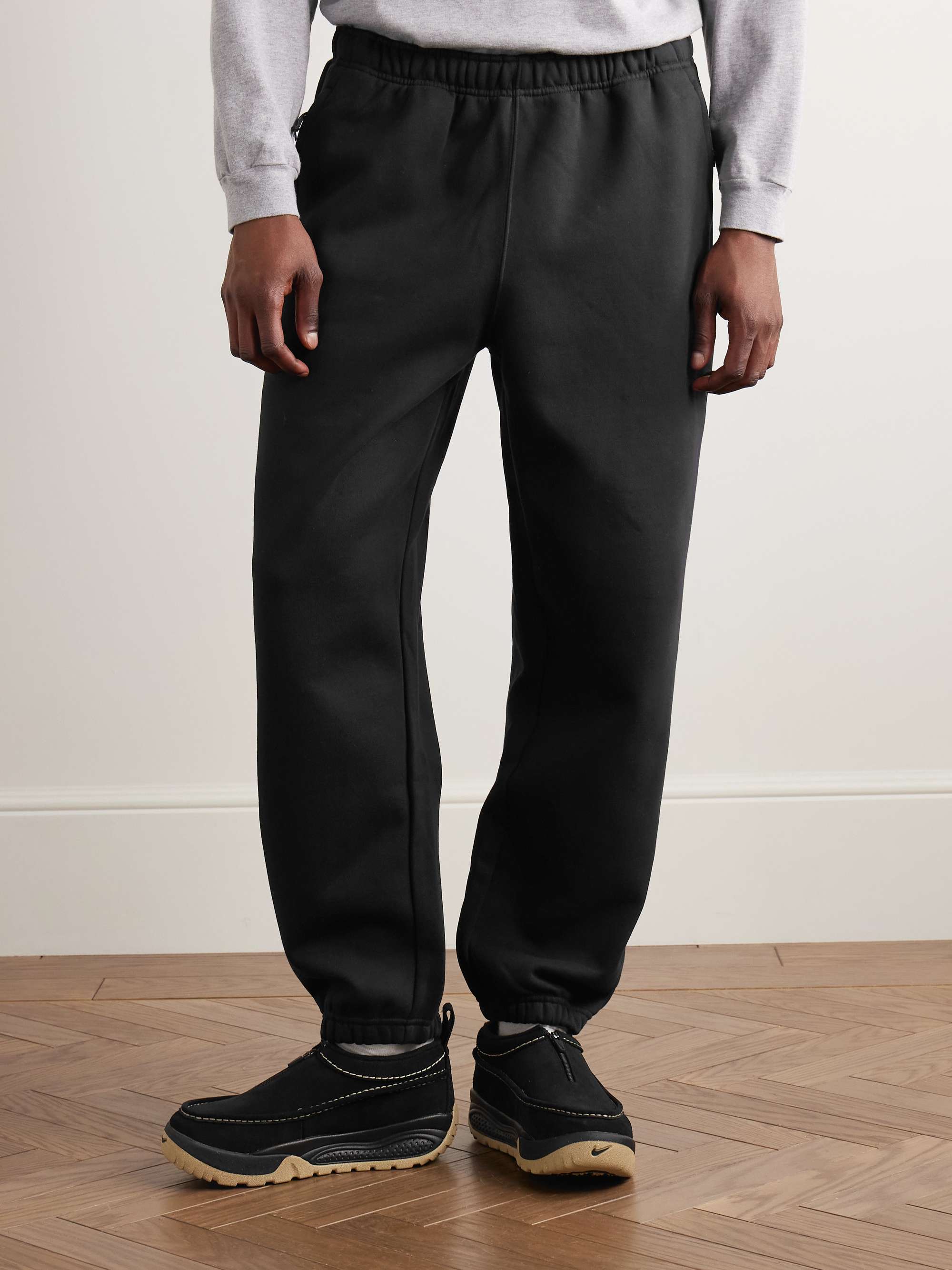 ACG Tapered Logo-Embroidered Therma-FIT Repel Tuff Fleece Sweatpants view