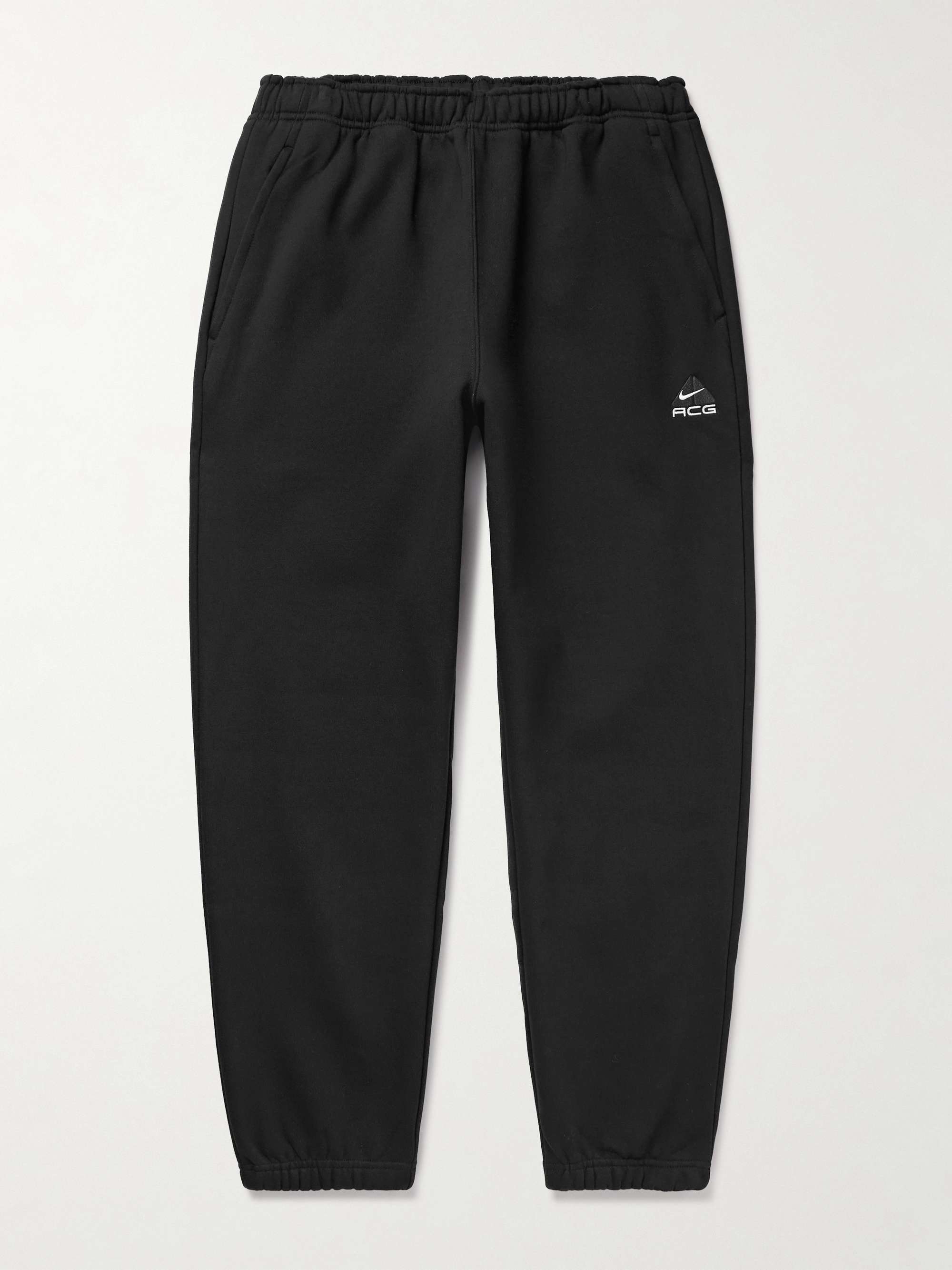 ACG Tapered Logo-Embroidered Therma-FIT Repel Tuff Fleece Sweatpants view