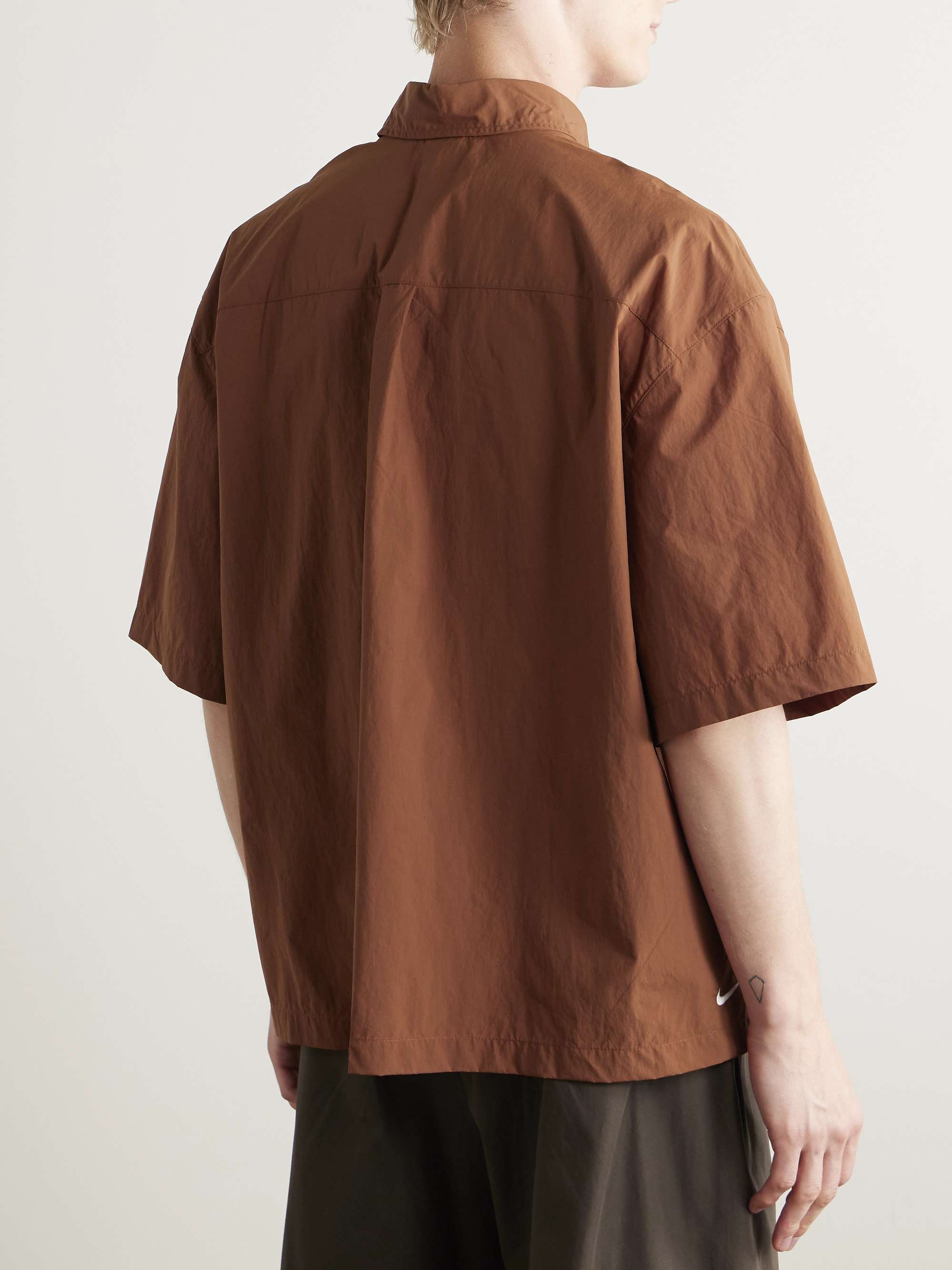 ACG Orb Weaver Oversized Logo-Embroidered Nylon Shirt view