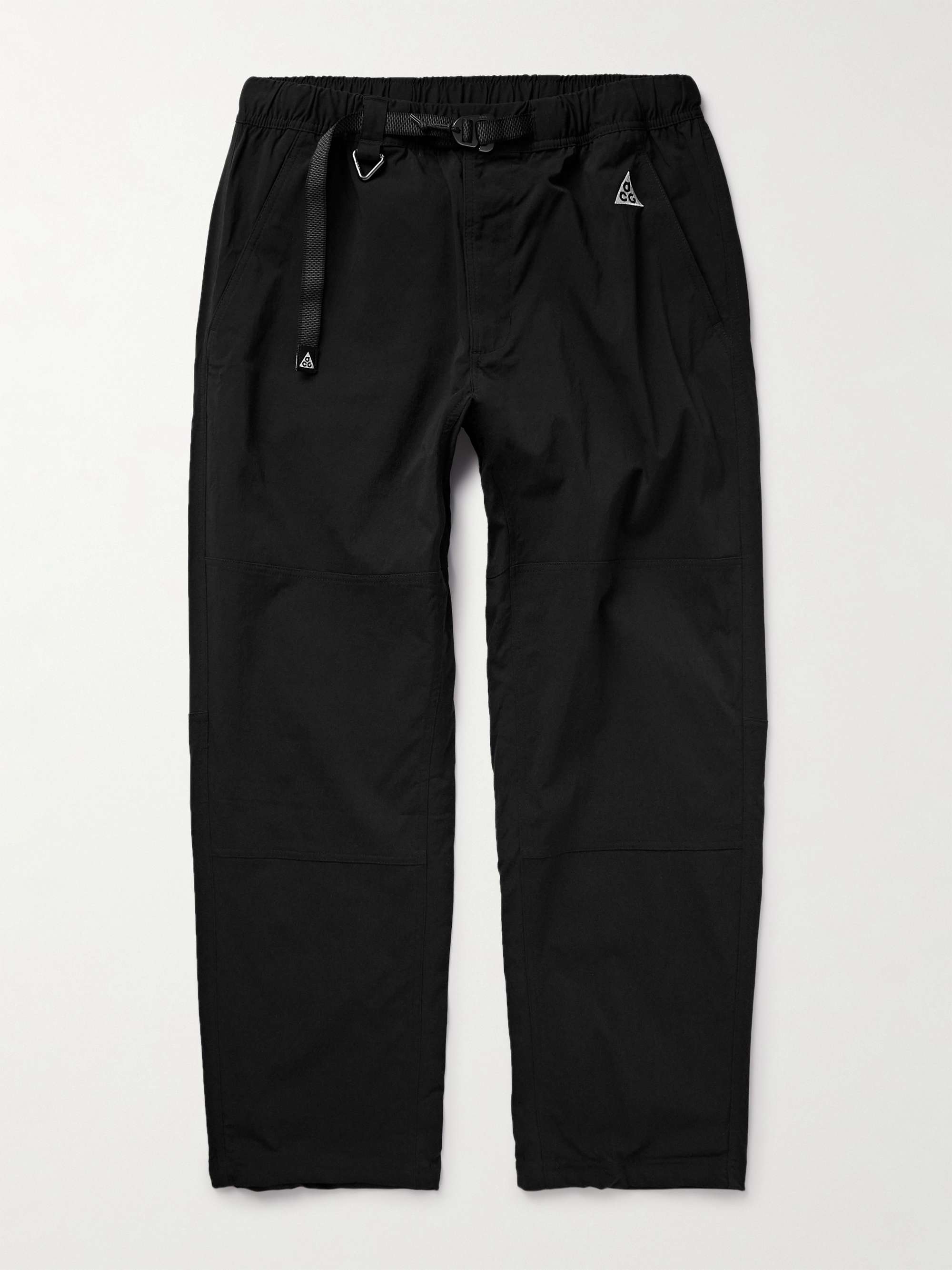 ACG Straight-Leg Belted Logo-Embroidered Shell Trousers view