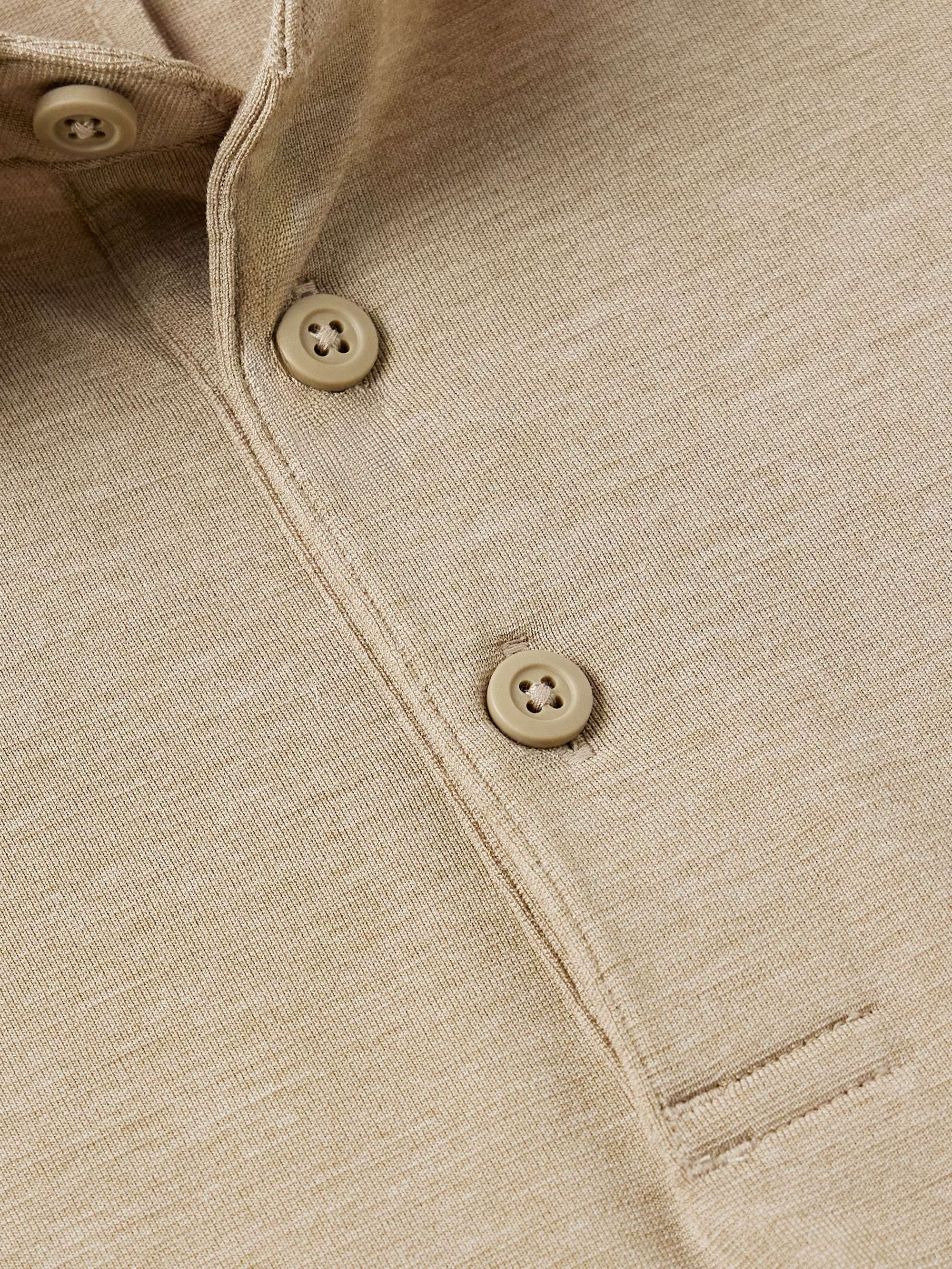 Evolution Slim-Fit Stretch Recycled-Jersey Golf Polo Shirt view