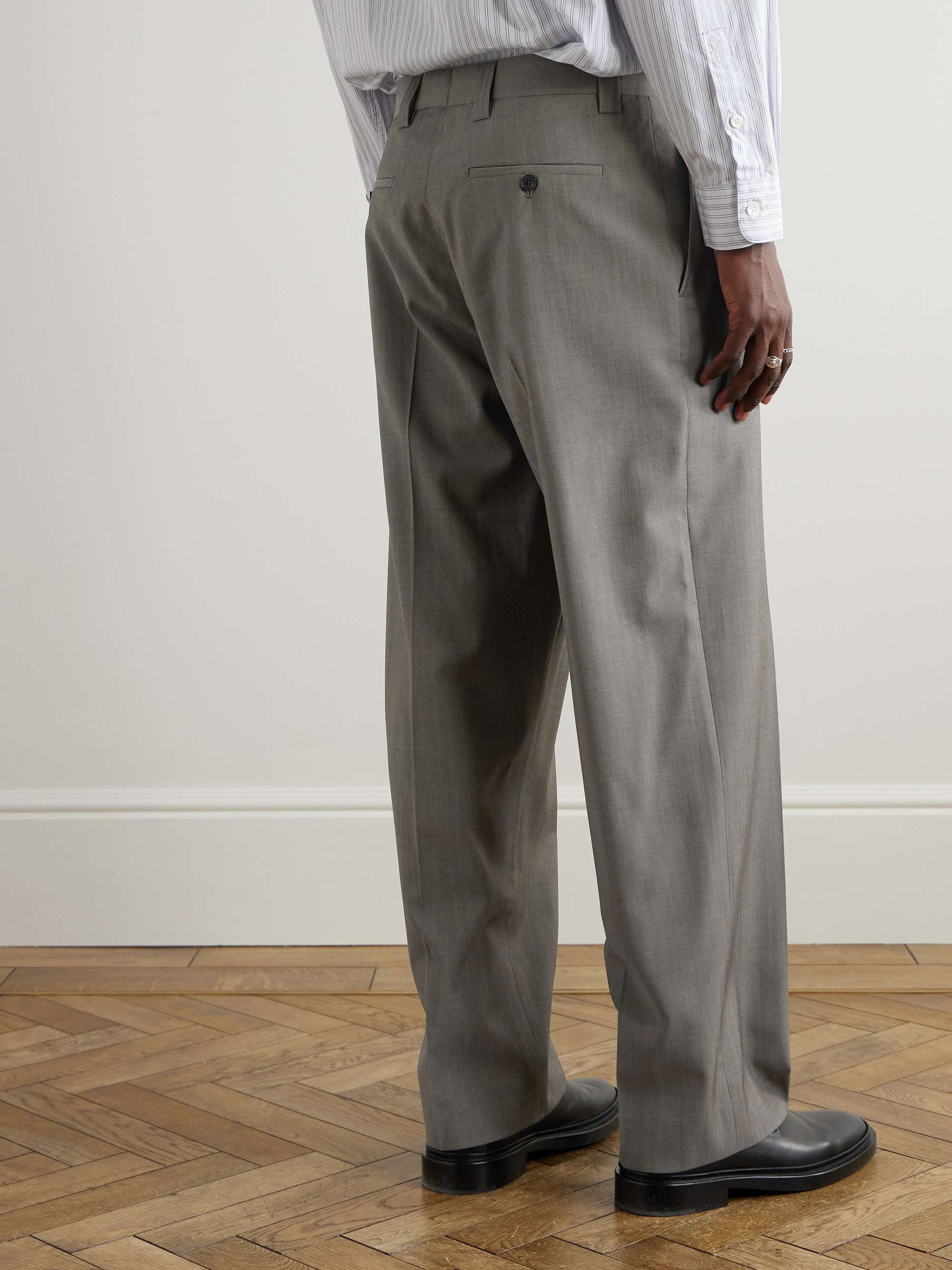 Study Straight-Leg Wool-Twill Suit Trousers view